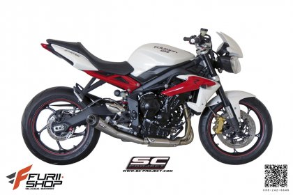 ท่อมอเตอร์ไซค์ SC PROJECT CONIC FOR TRIUMPH STREET TEIPLE 675 ท่อแต่ง ท่อสูตร ท่อบิ๊กไบค์ ท่อBigbike ท่อไอเสีย