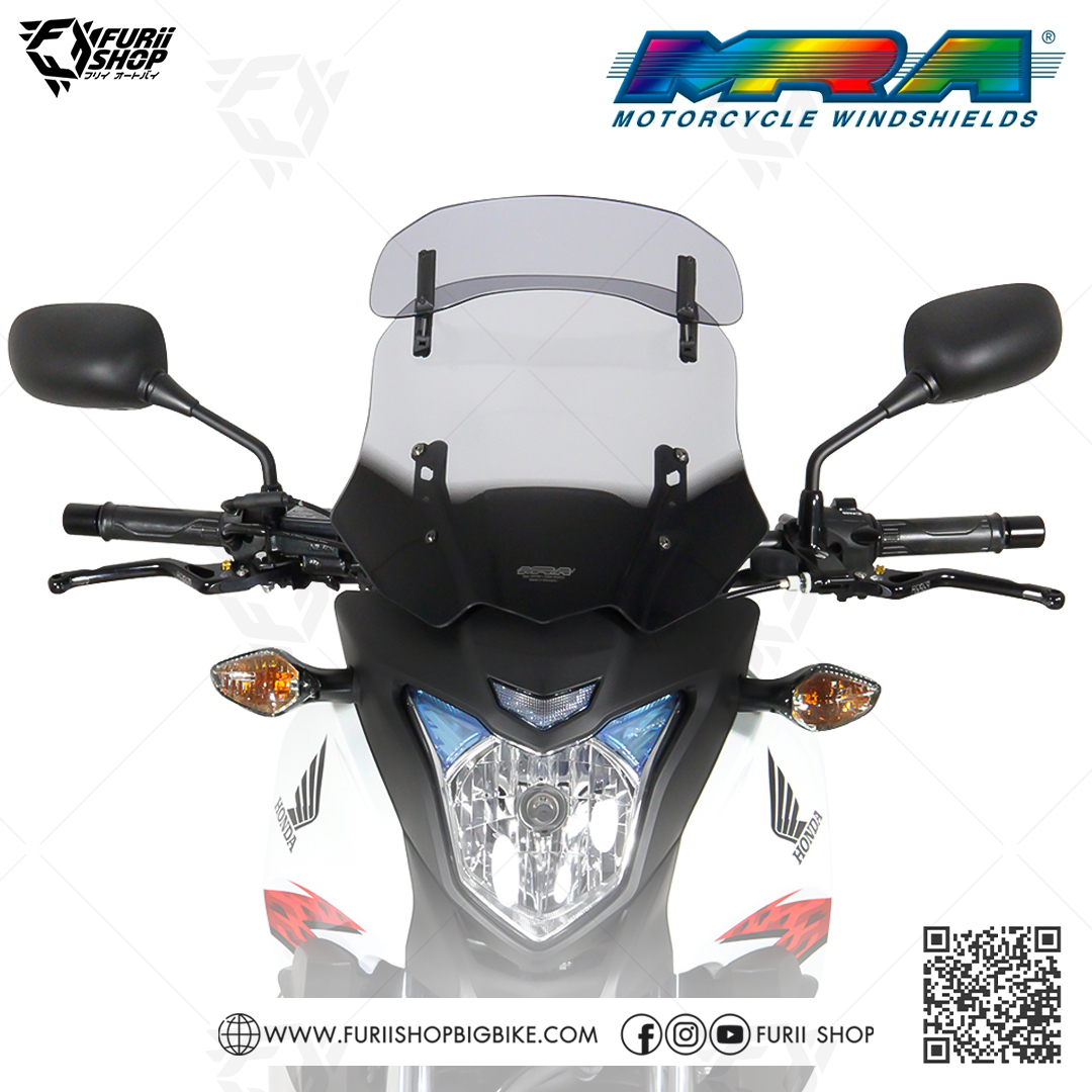 ชิลด์ MRA Windshield 2 Steps : for Honda CB500X 2013-2015