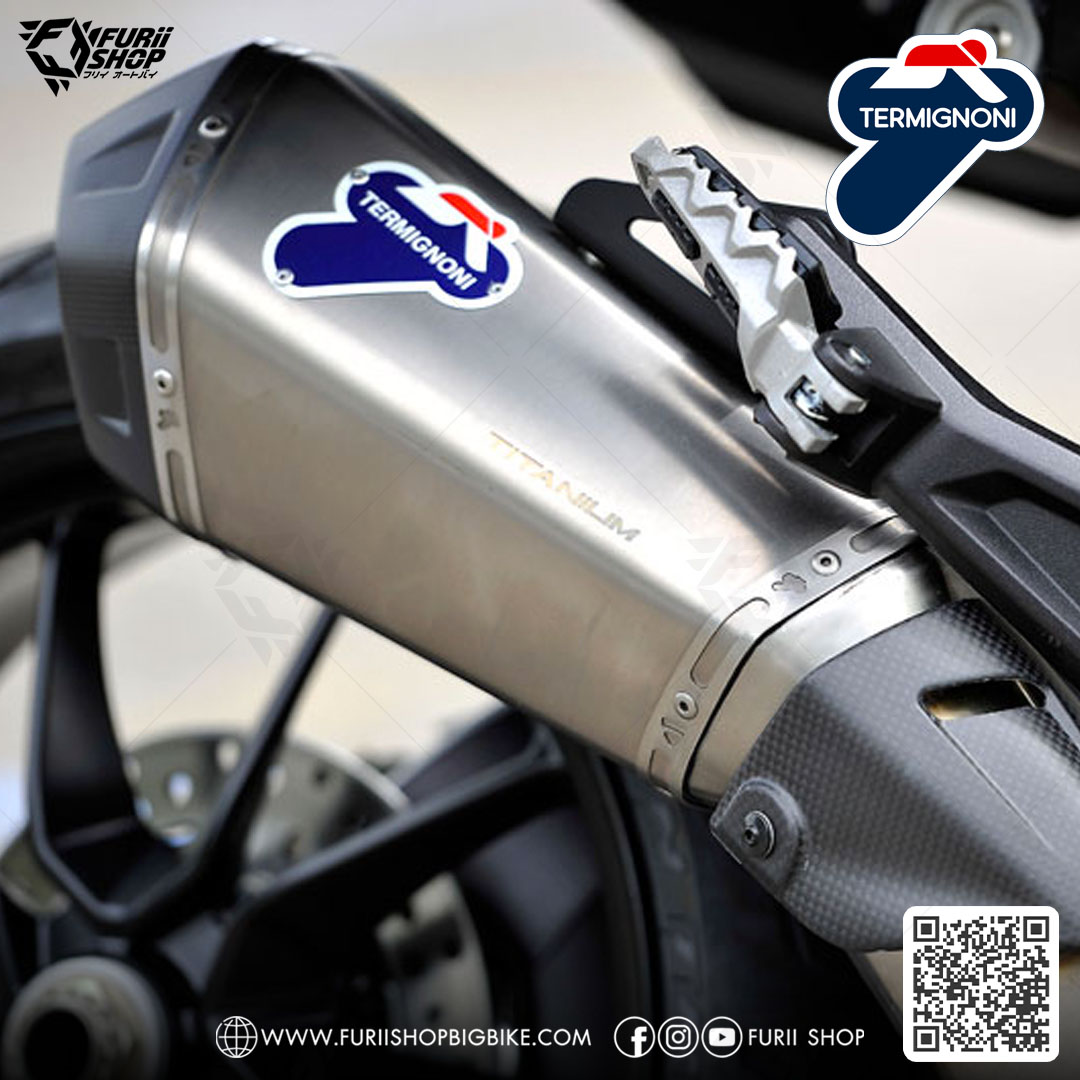ท่อมอเตอร์ไซค์ Termignoni Slip on : for Ducati Hypermotard 821 & Hyperstrada 821 & Hypermotard 939 2016