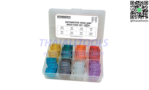 ชุดฟิวส์ HIGH AMP MAXI-FUSE SET ZINC 48-PCE KENNEDY