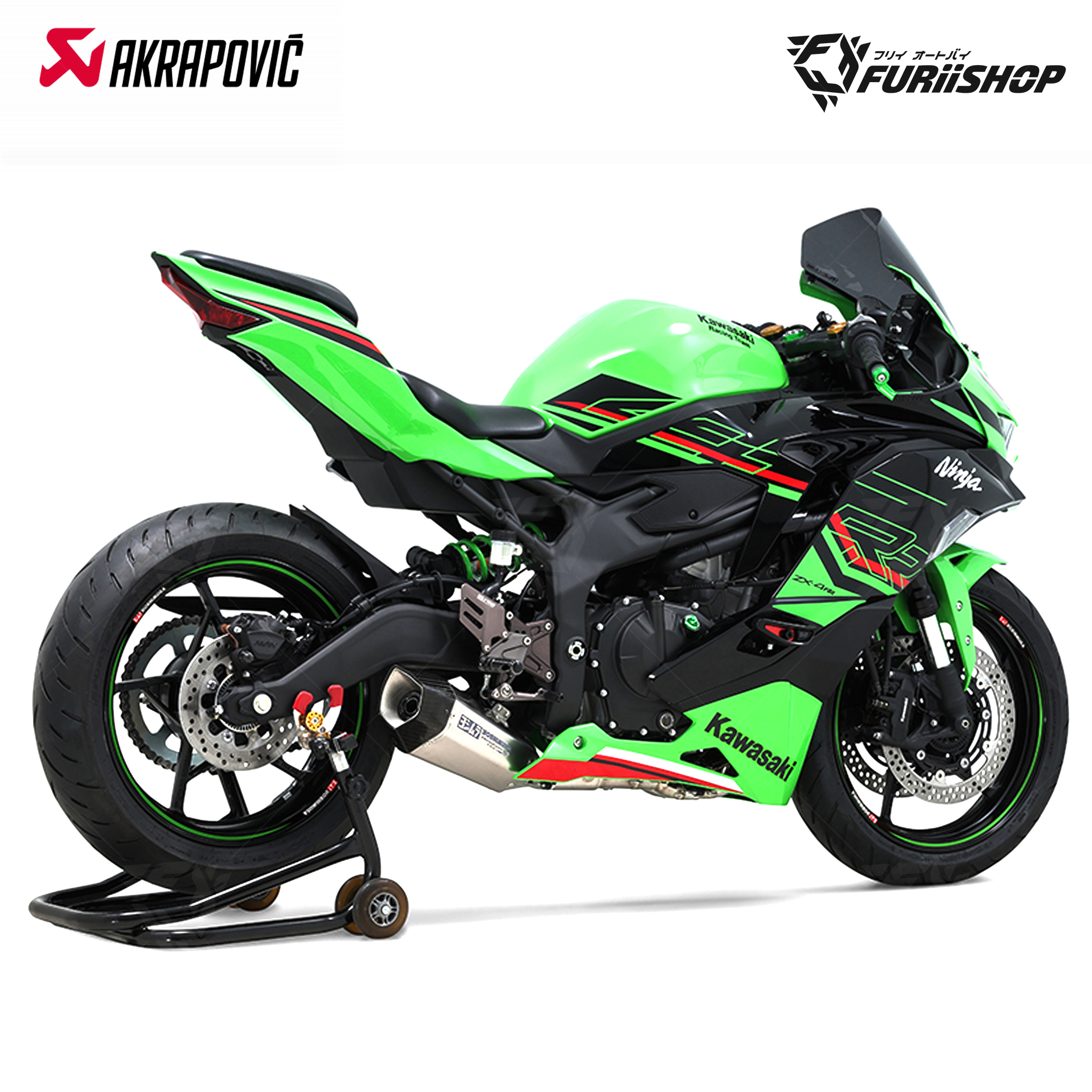 ท่อแต่ง Yoshimura Hepta force Titanium : for Kawasaki ZX4R