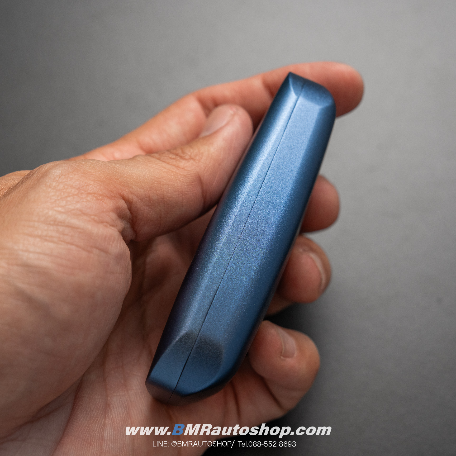 เคสกุญแจอลูมิเนียม+หนังแท้ สำหรับ BMW รุ่น AC227