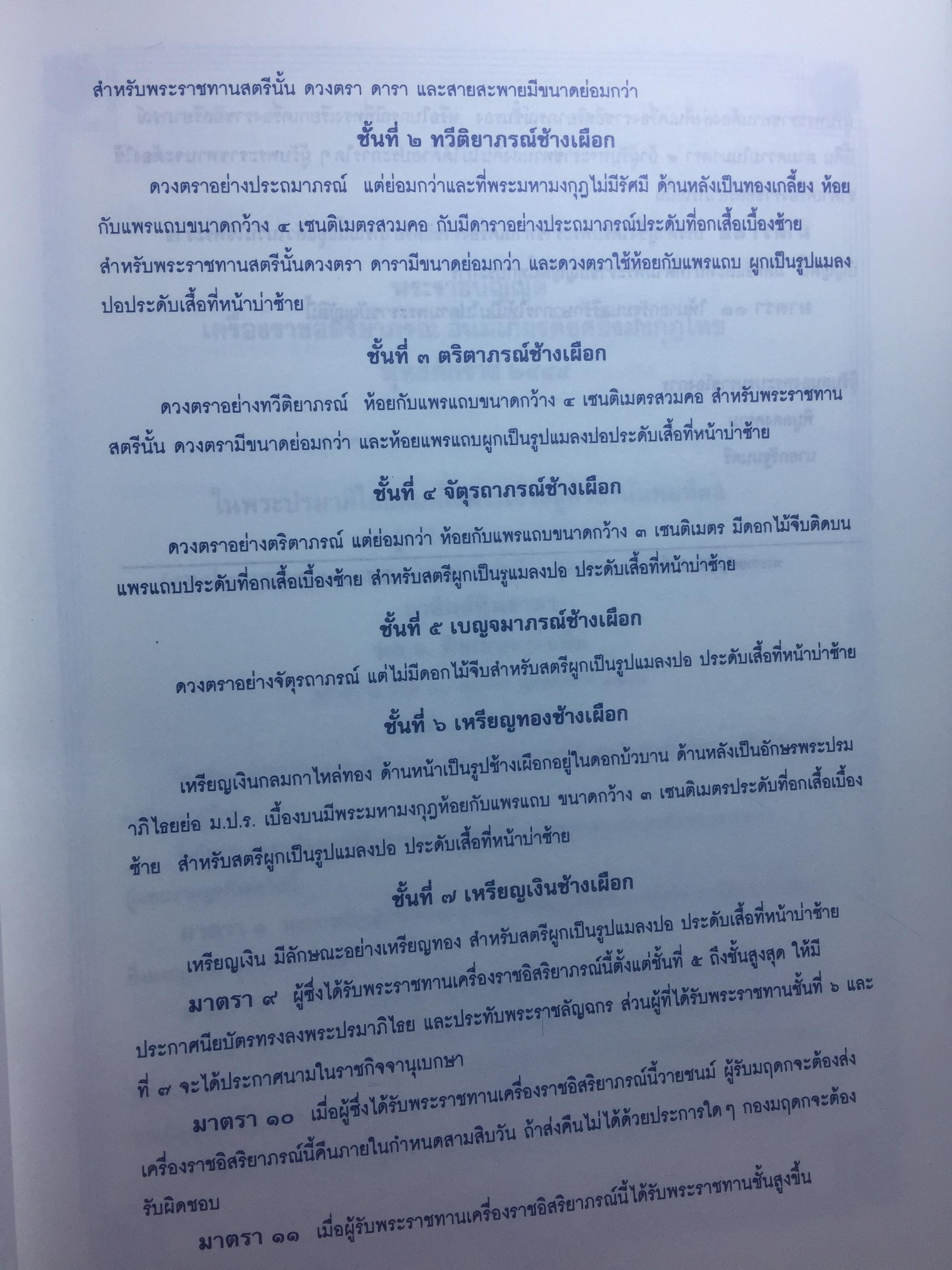 กระบวนการที่เกี่ยวกับเครื่องราชอิสริยาภรณ์ไทย. จัดพิมพ์โดย สำนักเลขาธิการคณะรัฐมนตรี 0 กก.
