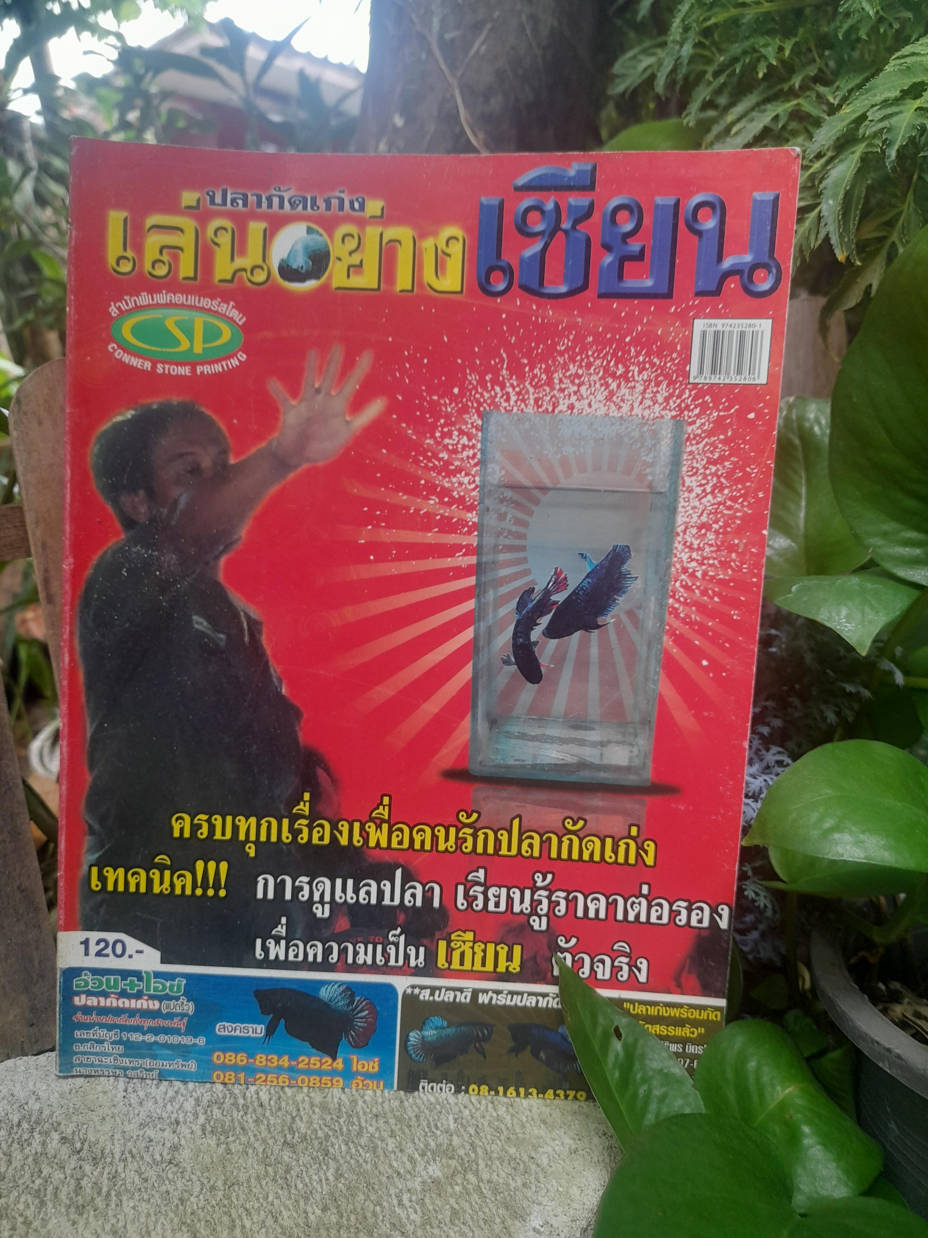 ปลากัดเก่ง เล่นอย่างเซียน โดย รัตนชัย ม่วงงาม (เปี๊ยก ปลากัด) หนังสือเพื่อคนรักปลากัดเก่ง
