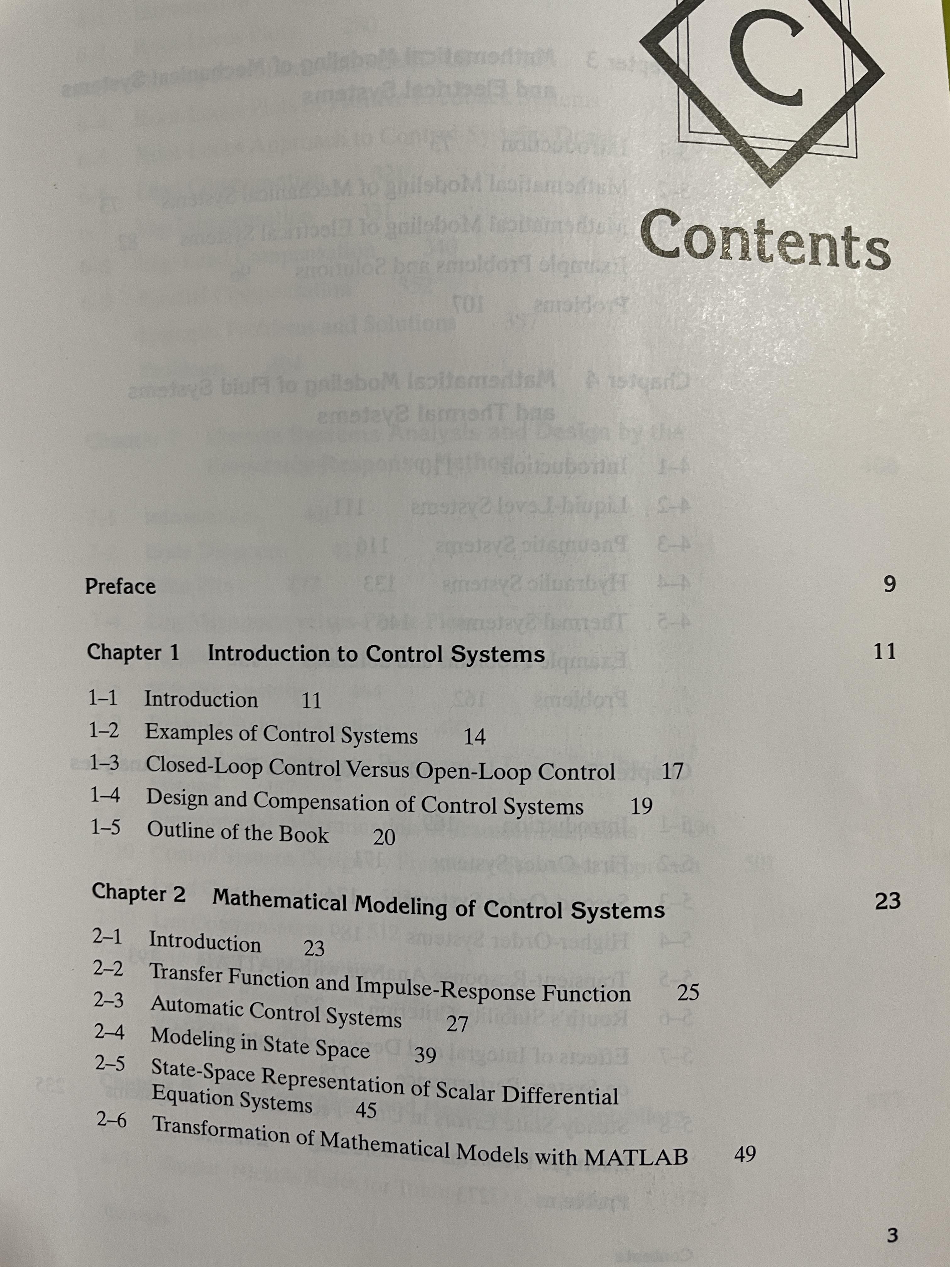 Modern Control Engineering. พิมพ์ครั้งที่ 5 ผู้เขียน Katsuhiko Ogata. 3 กก.