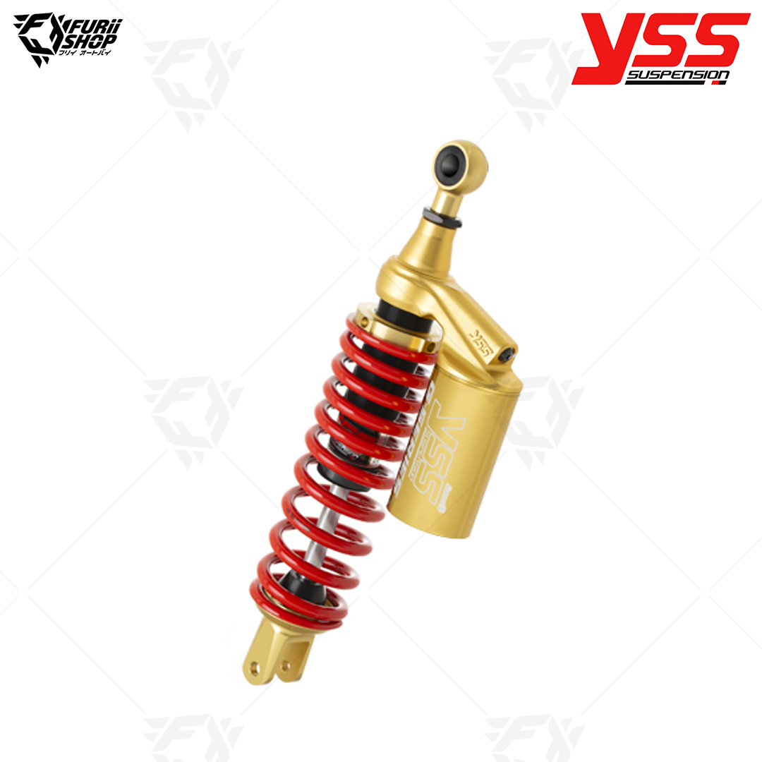 โช๊คหลังแต่ง YSS G-PLUS Gold Edition Smooth (OC302-330TJ-17-853M) : for Honda Click 125i '12>/Click 150i '18>