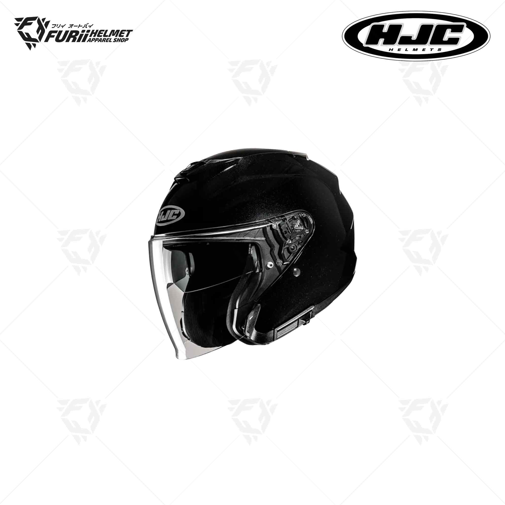 หมวกกันน็อค HJC I31 Open Face METAL BLACK สีดำ ผิวเงา (มี มอก.)