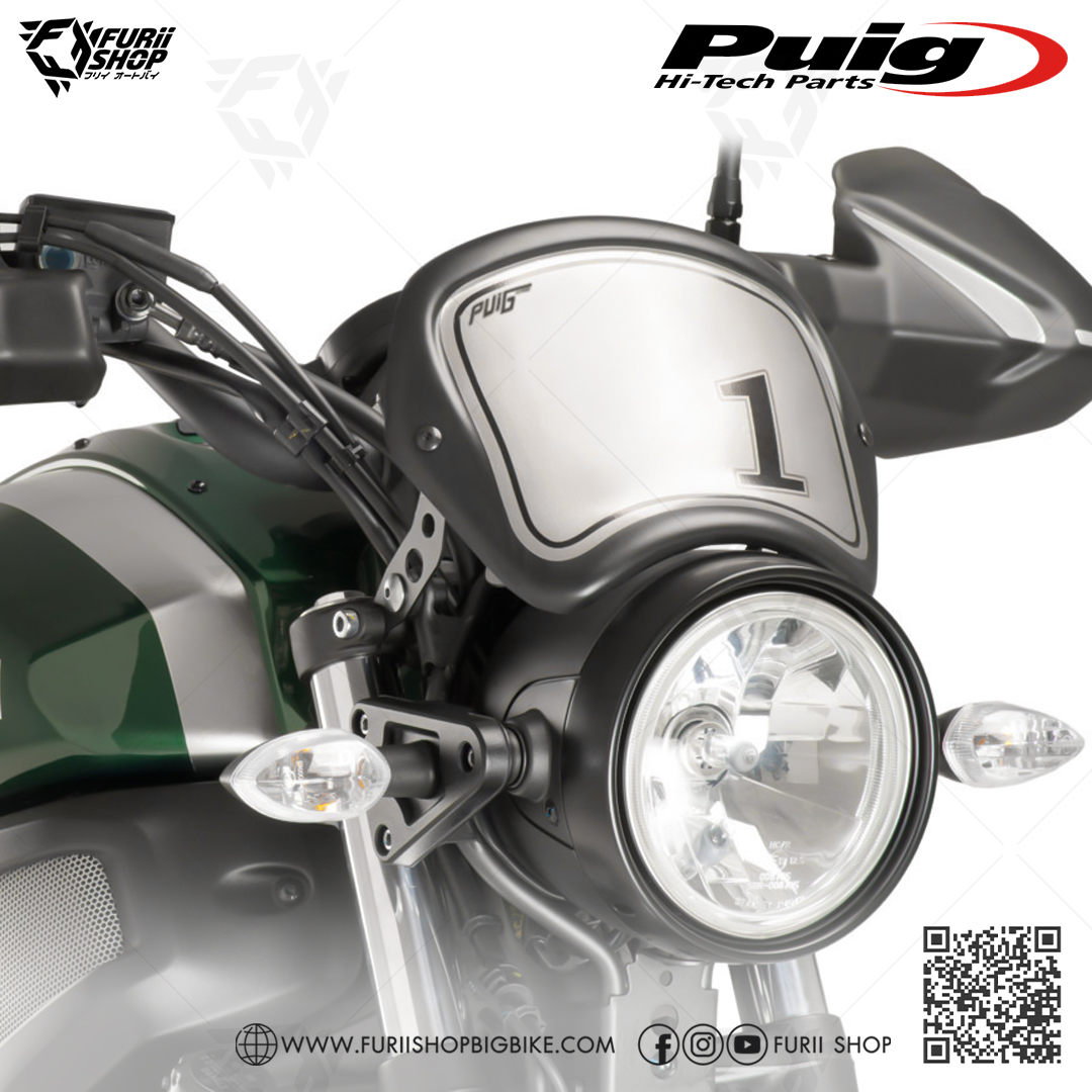 ชิลด์หน้า Puig Windshield Frontal Plate : for Yamaha XSR700 2017-2020