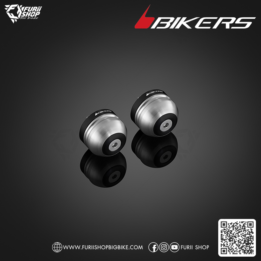 ปลายแฮนด์พร้อมตัวถ่วงน้ำหนัก สำหรับแฮนด์เดิมติดรถ (Y0504) Bikers Handle Bar Caps (used with Standard Handle Bar) : for Yamaha YZF-R3 2015-2018