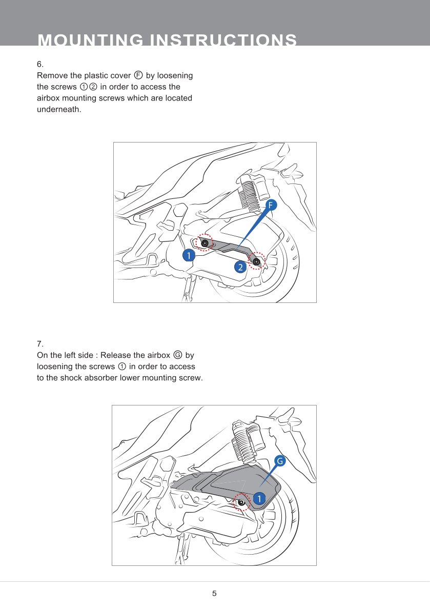 โช๊คหลังแต่ง Ohlins HO945 For Honda ADV 150 ปี 2019-2021