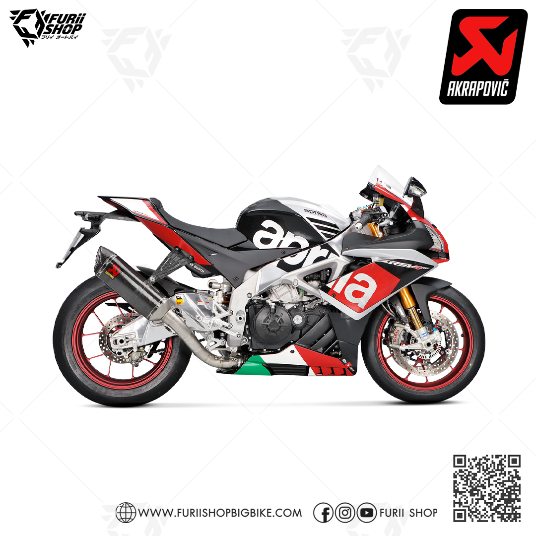 ท่อมอเตอร์ไซค์ Akrapovic Evolution Titanium : for Aprilia Rsv4 09-14 RR/15-18 RF