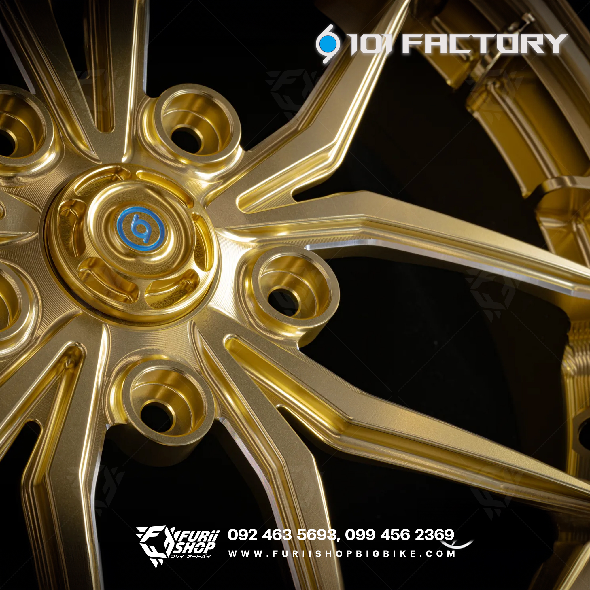 ล้อฟอร์จ 1O1 Factory - 12" Forged Wheel 2024 model : R.E.M. For Vespa