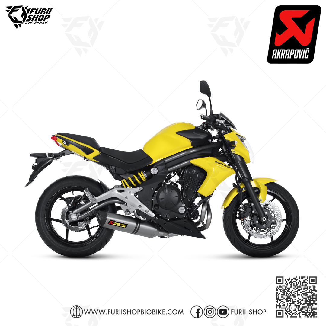 ท่อแต่ง Akrapovic Titanium : for Kawasaki Er6n/f 2012-2016