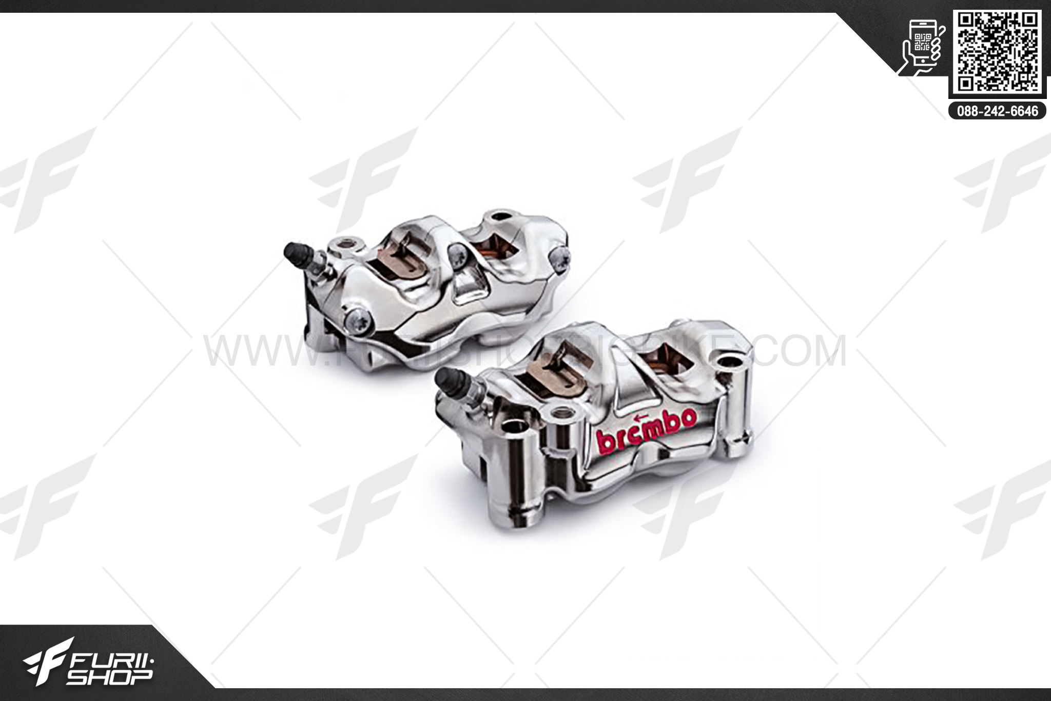 ปั๊มเบรกล่าง Brembo Racing GP4-RX 100mm