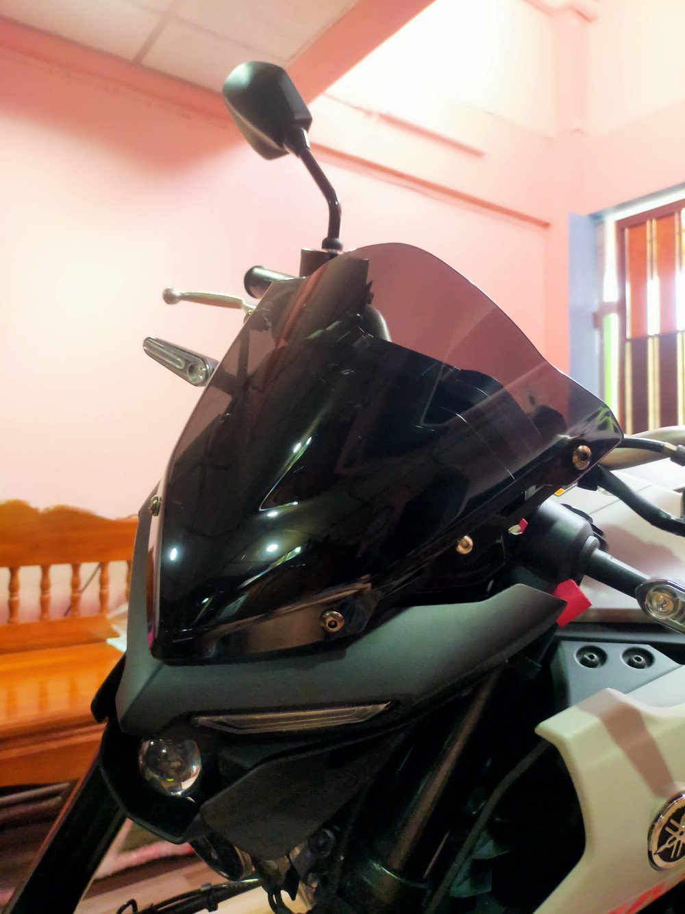 ชิวหน้า,บังไมล์,ชิวหน้าแต่งสำหรับ YAMAHA MT03 ปี2020-2021 V1