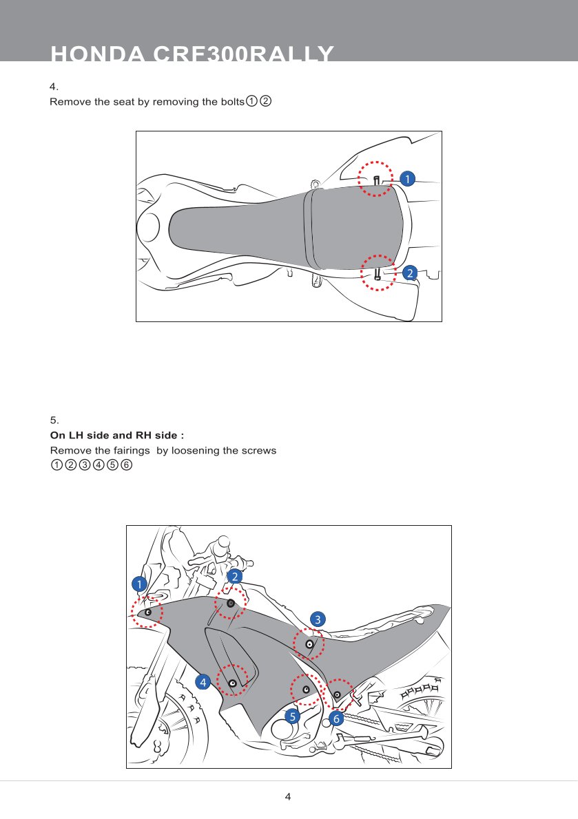โช๊คหลังแต่ง Ohlins HO213 For Honda CRF 300L (US/EU Version) ปี 2021-2023