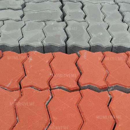 แม่พิมพ์บล็อคคอนกรีต ลายตัวหนอน 2 ชิ้น 3329