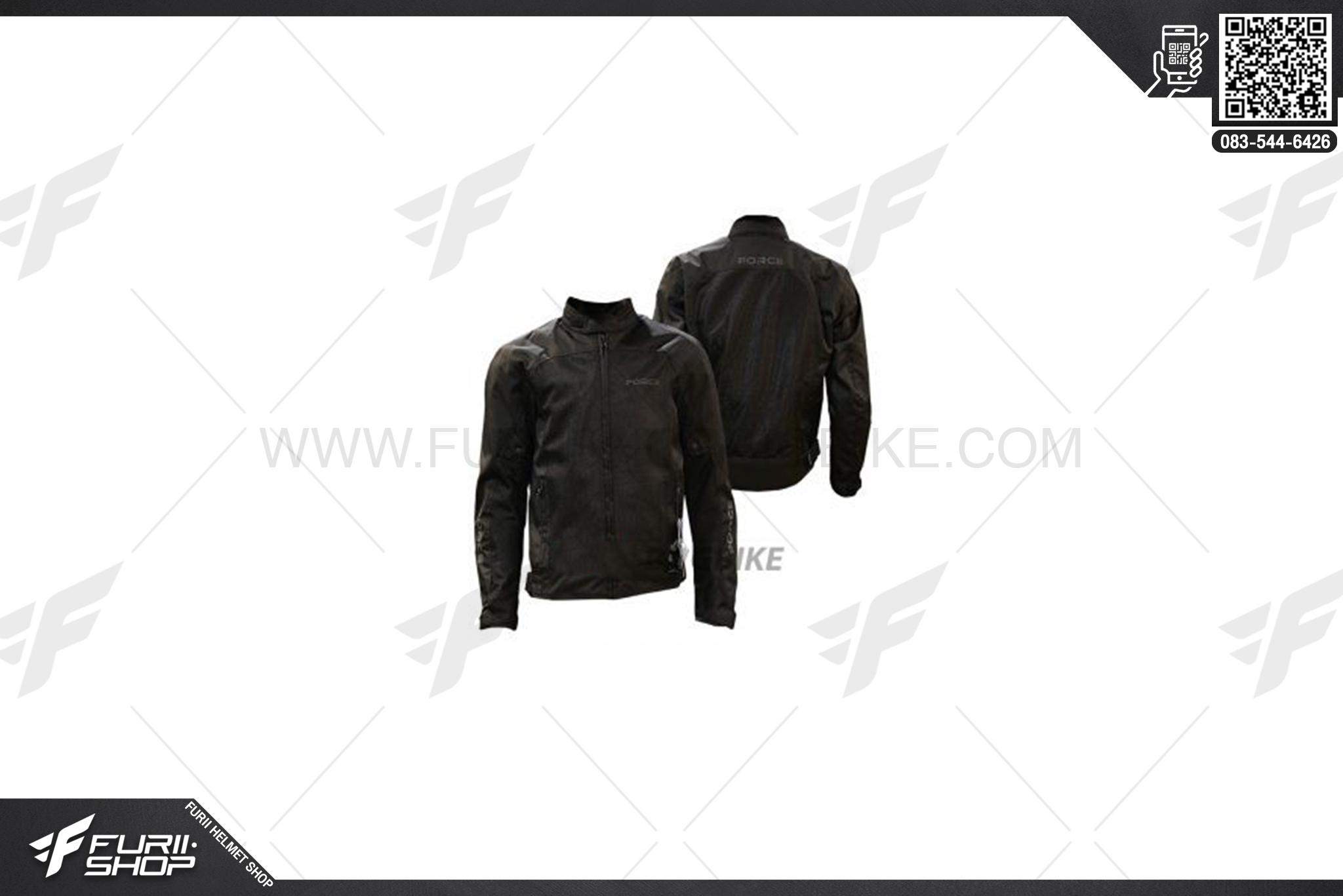 เสื้อแจ็คเก็ต FORCE JACKET MIRANO BLACK