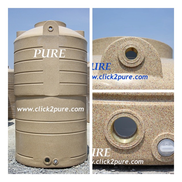 ถังเก็บน้ำ 1000 ลิตร PURE รุ่นกันตะไคร่น้ำ