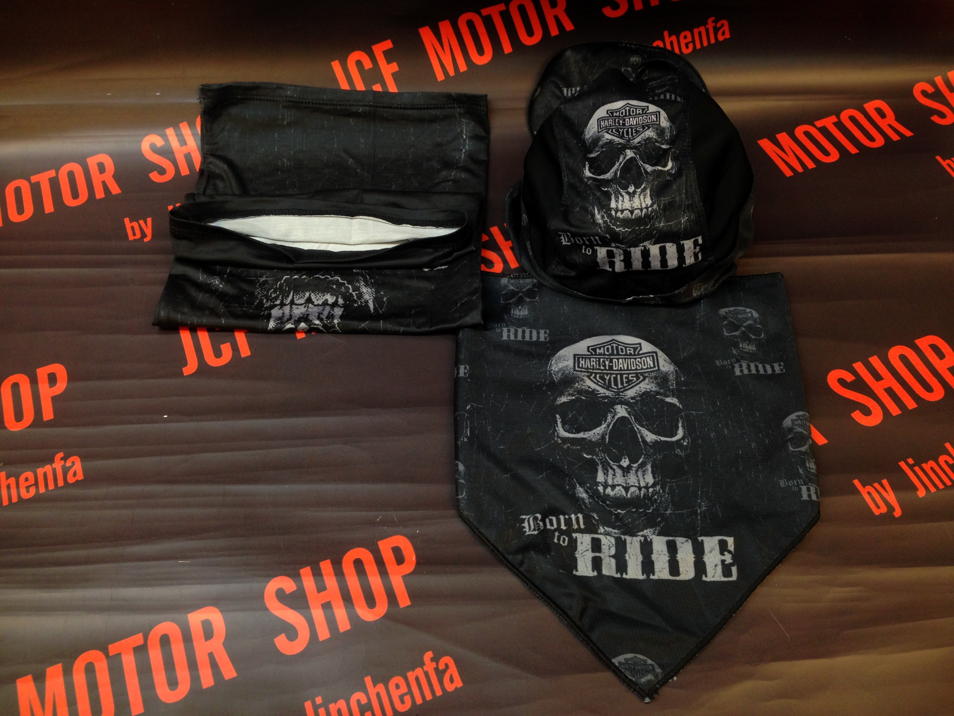 ชุดผ้าปิดจมูก - ผ้าโพกหัว Harley