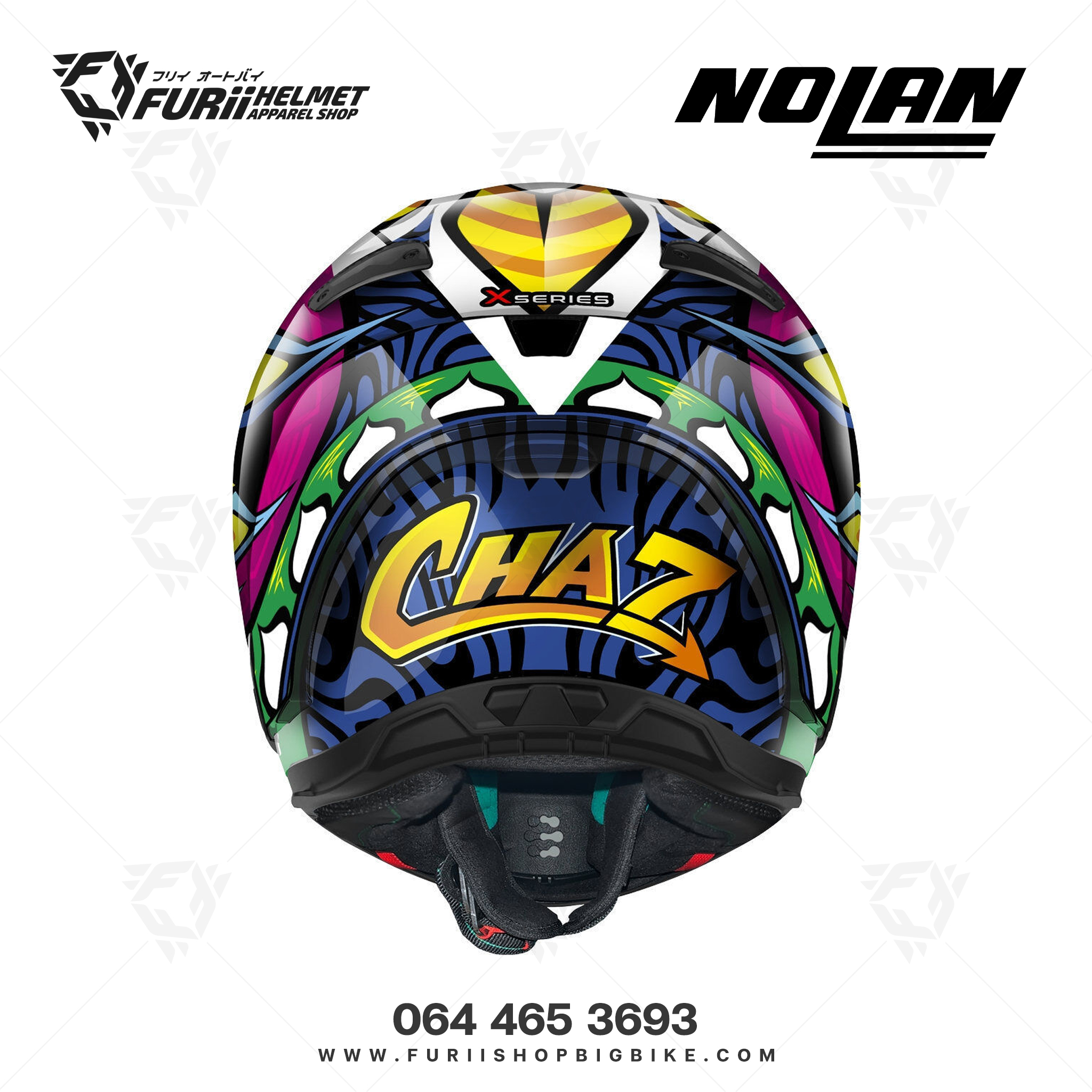 หมวกกันน็อค NOLAN X-804 RS Ultra Carbon Replice Chaz Davies Multicolor (27)