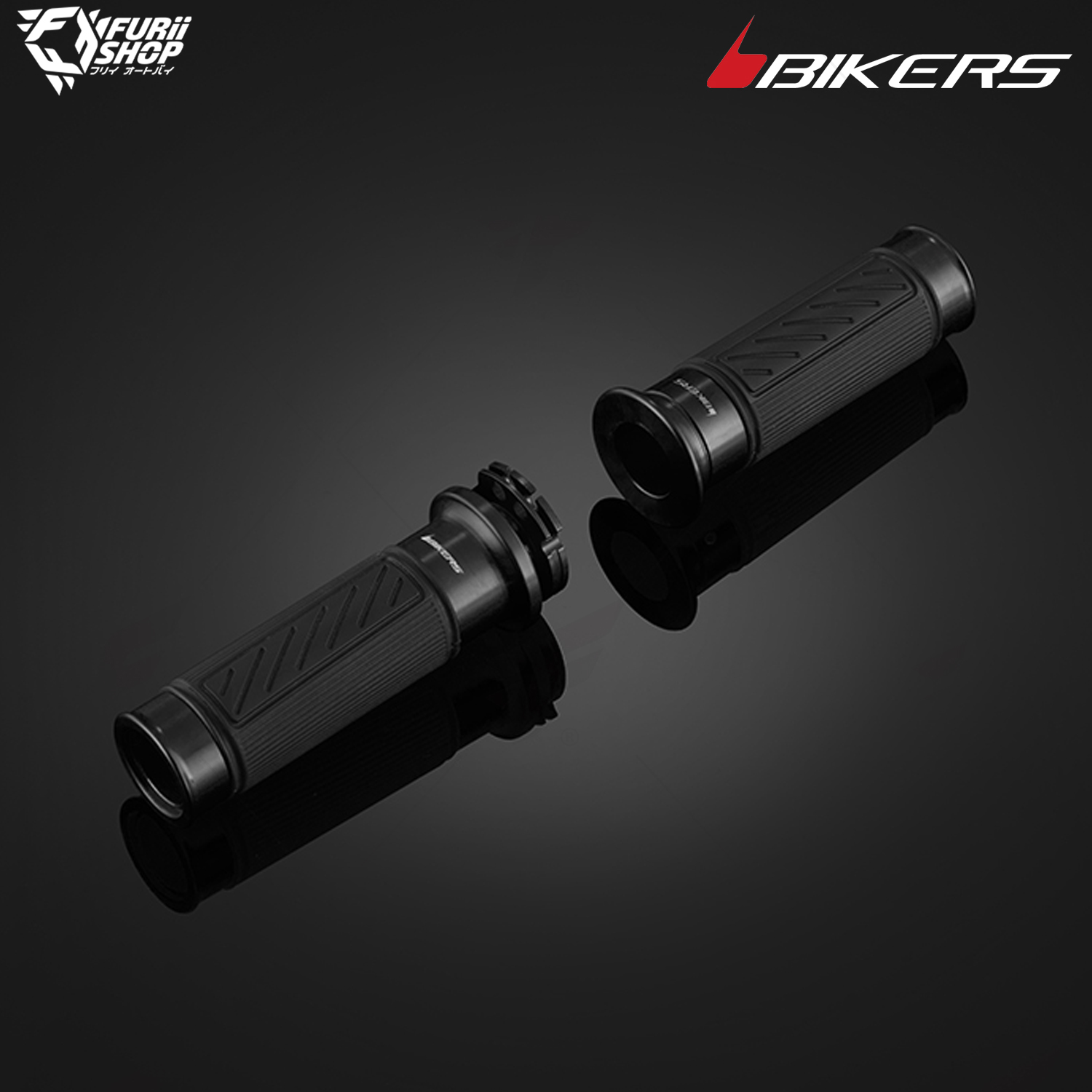ปลอกคันเร่งอลูมิเนียม Bikers Aluminium Grips : for Lambretta X300