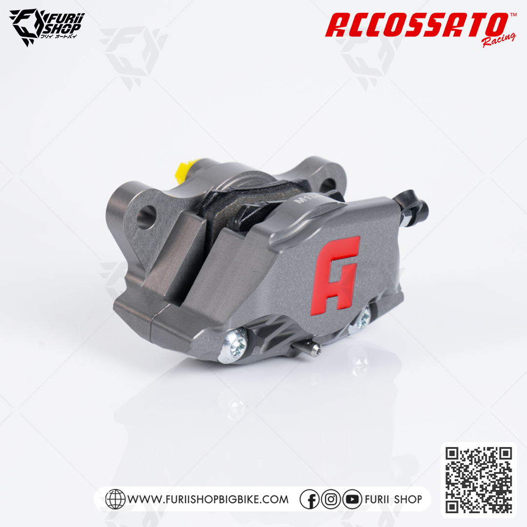 ปั้มล่าง Accossato Rear Axial Brake 2P Caliper CNC (PZ016H-OR)