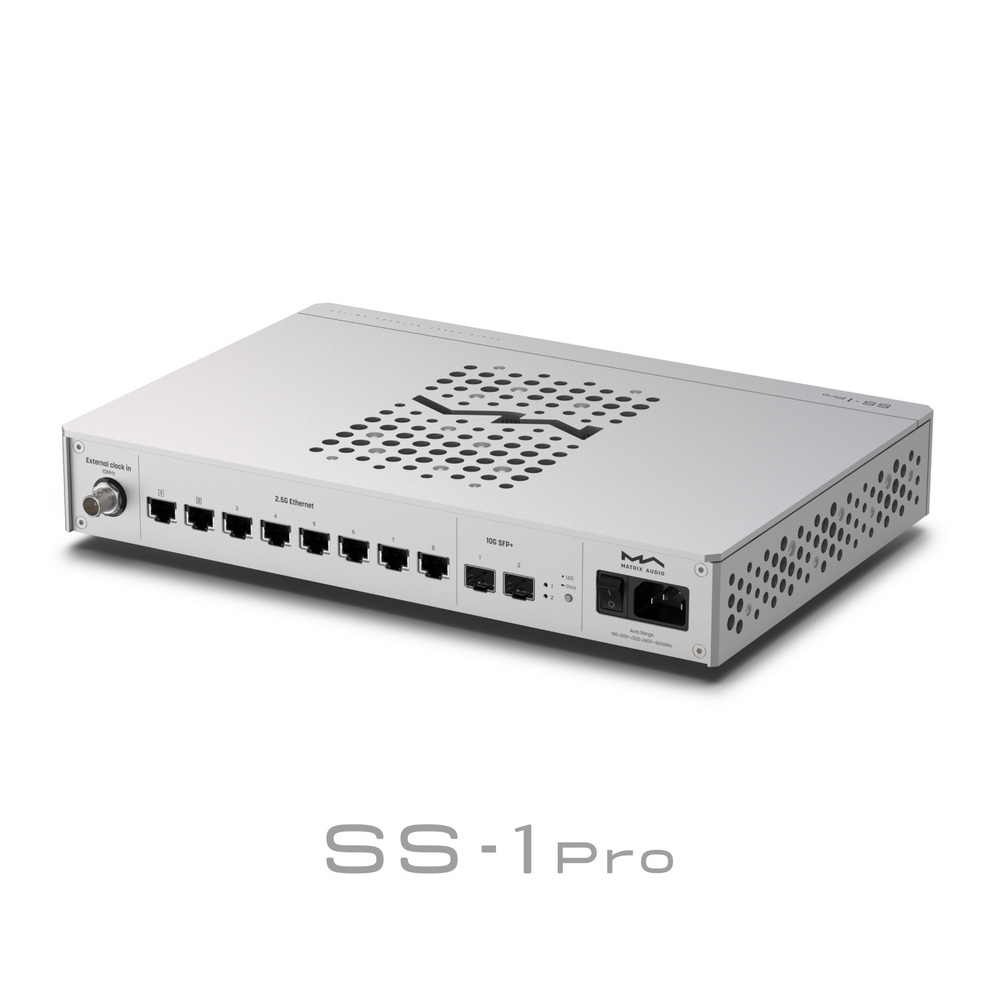 Matrix Audio SS1/SS1 PRO สวิตช์เครือข่ายเกรดเครื่องเสียง สำหรับระบบเสียง Hi-Fi ประกันศูนย์ไทย