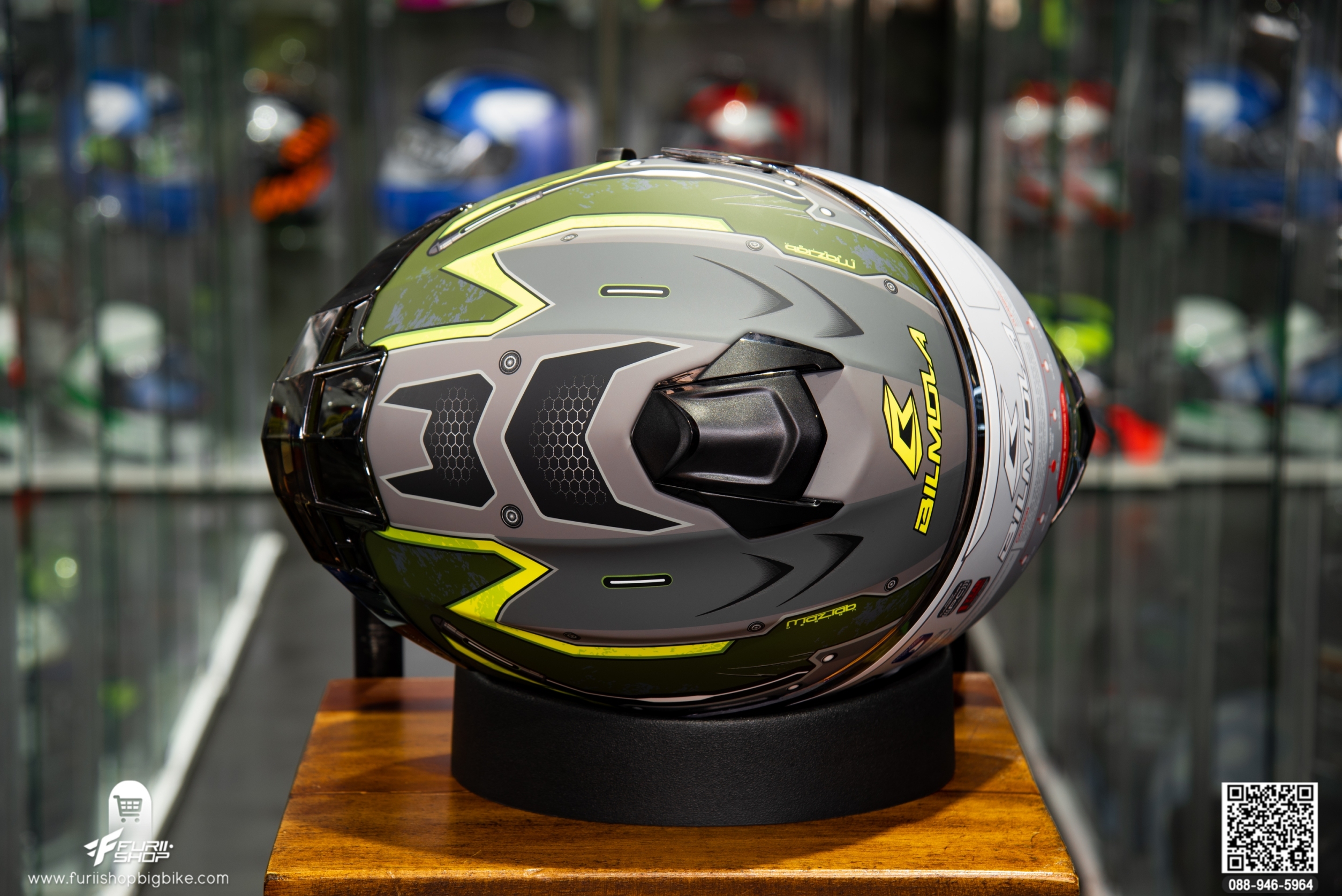 หมวกกันน็อค BILMOLA NEX 2020 Iron Green