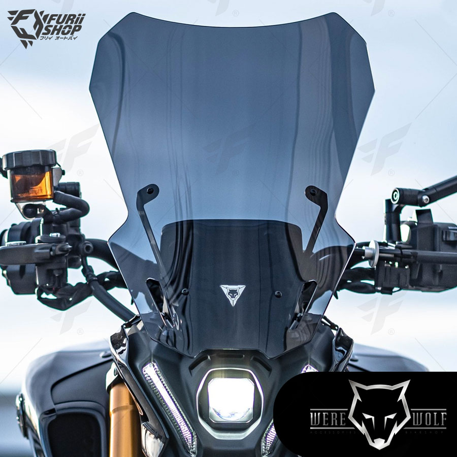 ชิลด์หน้า Were Wolf V-04 Gen 3 Smoke M531 : for Yamaha MT07 2018-2022