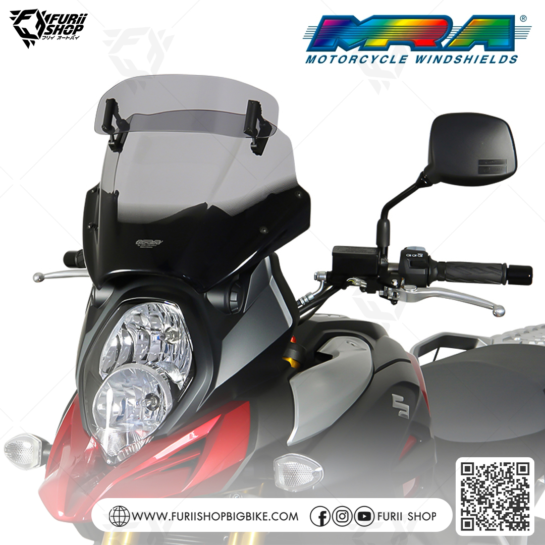 ชิลด์หน้า MRA Windshield 2 Steps : for Suzuki Vstorm 1050 2020-2022