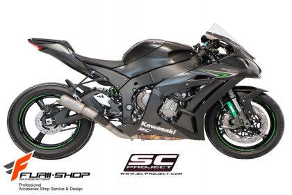 ท่อไอเสียมอเตอร์ไซค์ SC PROJECT CR-T Silencer for Kawasaki ZX10R (2016)