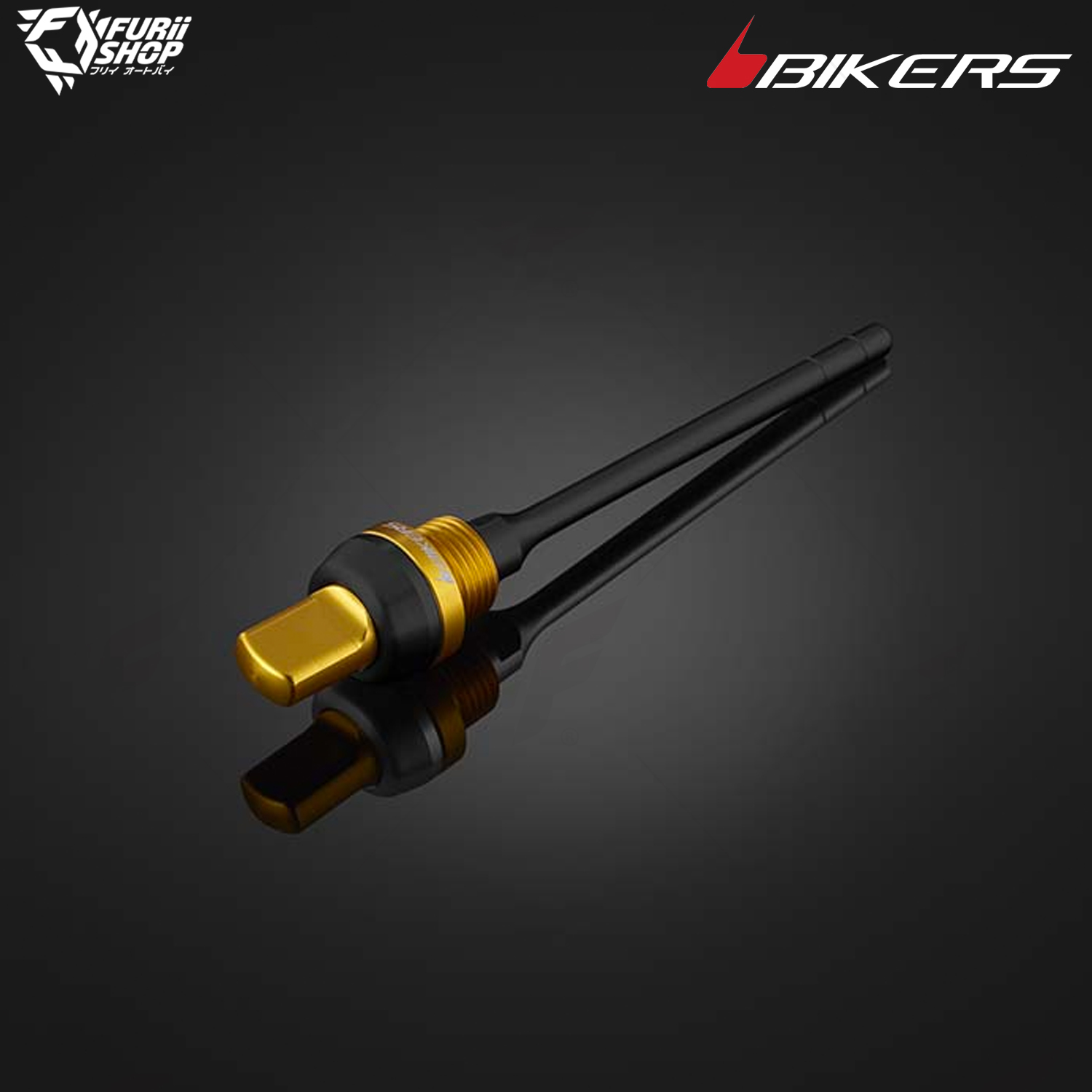 ตัวปิดน้ำมันเครื่องพร้อมก้านวัดระดับน้ำมัน Bikers Oil Filler Plug with Leveling Rod : for Lambretta X300
