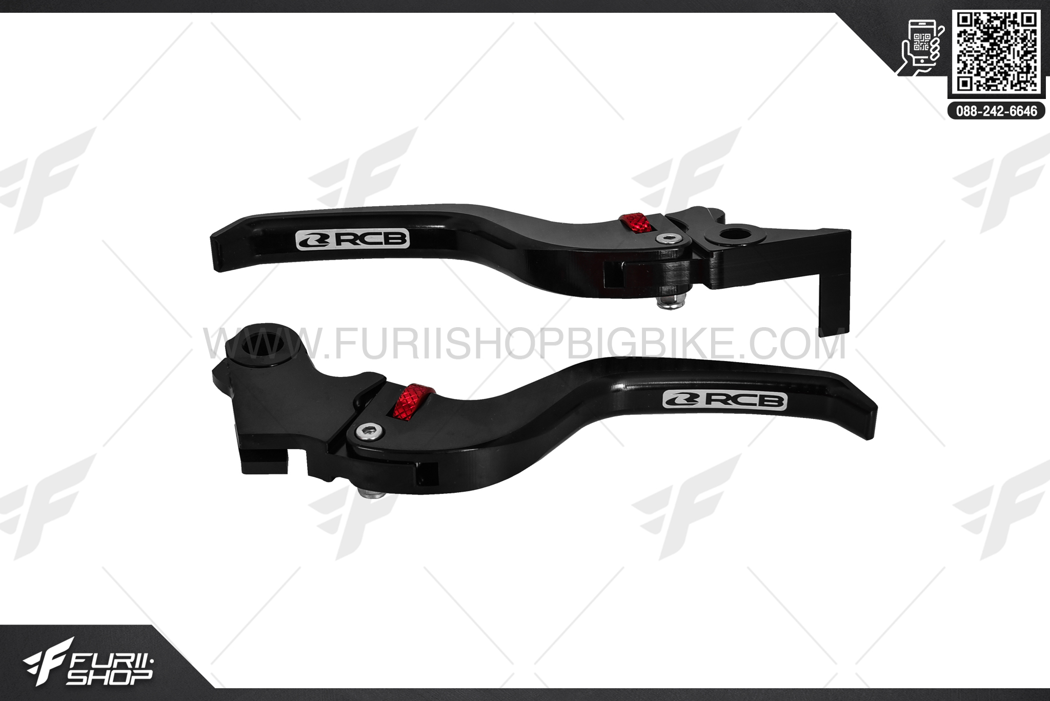 ก้านเบรคก้านครัช RCB (สีดำ) FOR HONDA CB150R