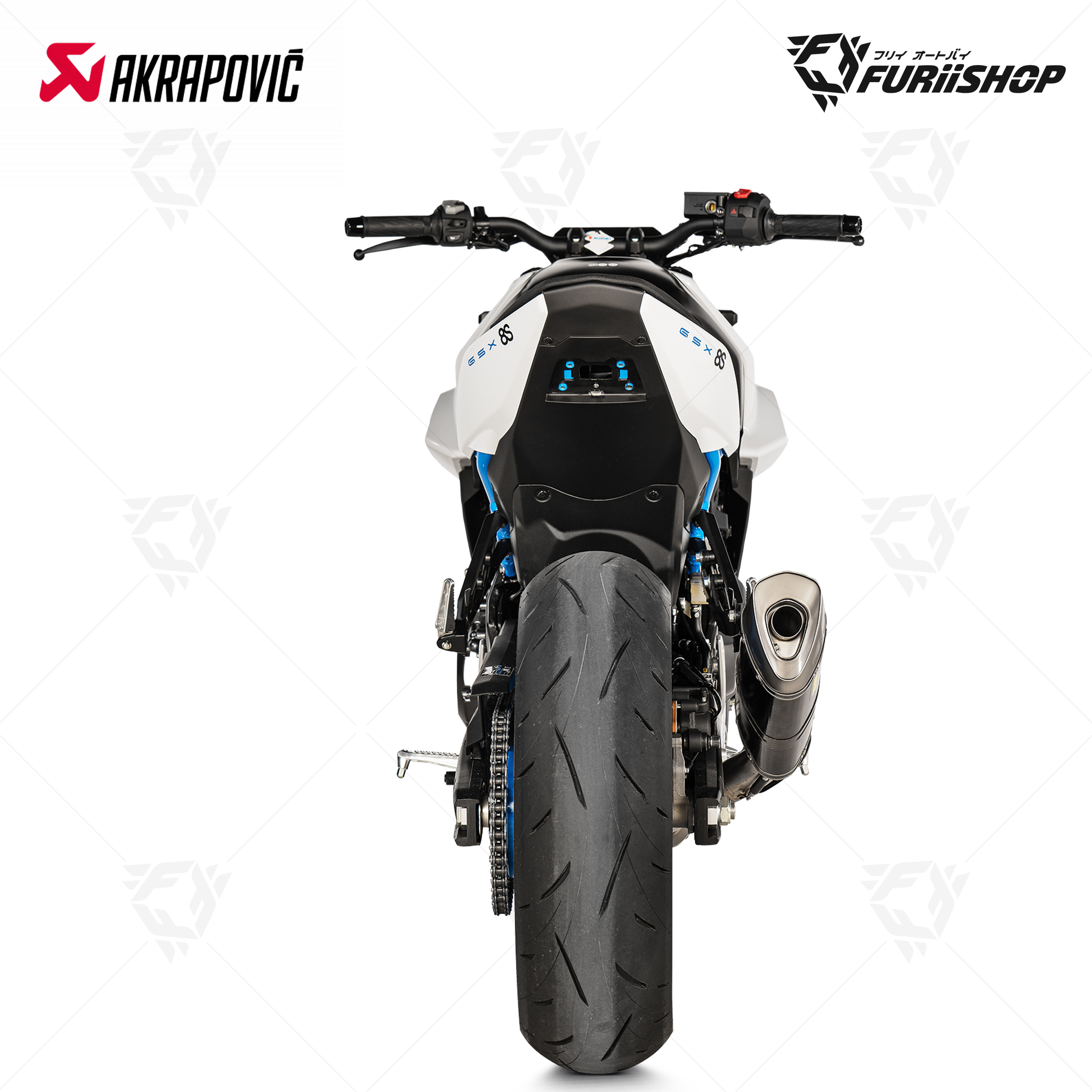 ท่อมอเตอร์ไซค์ Akrapovic Slip on - Racing Carbon (For Exhibition Only) : for SUZUKI GSX-8S 2023+
