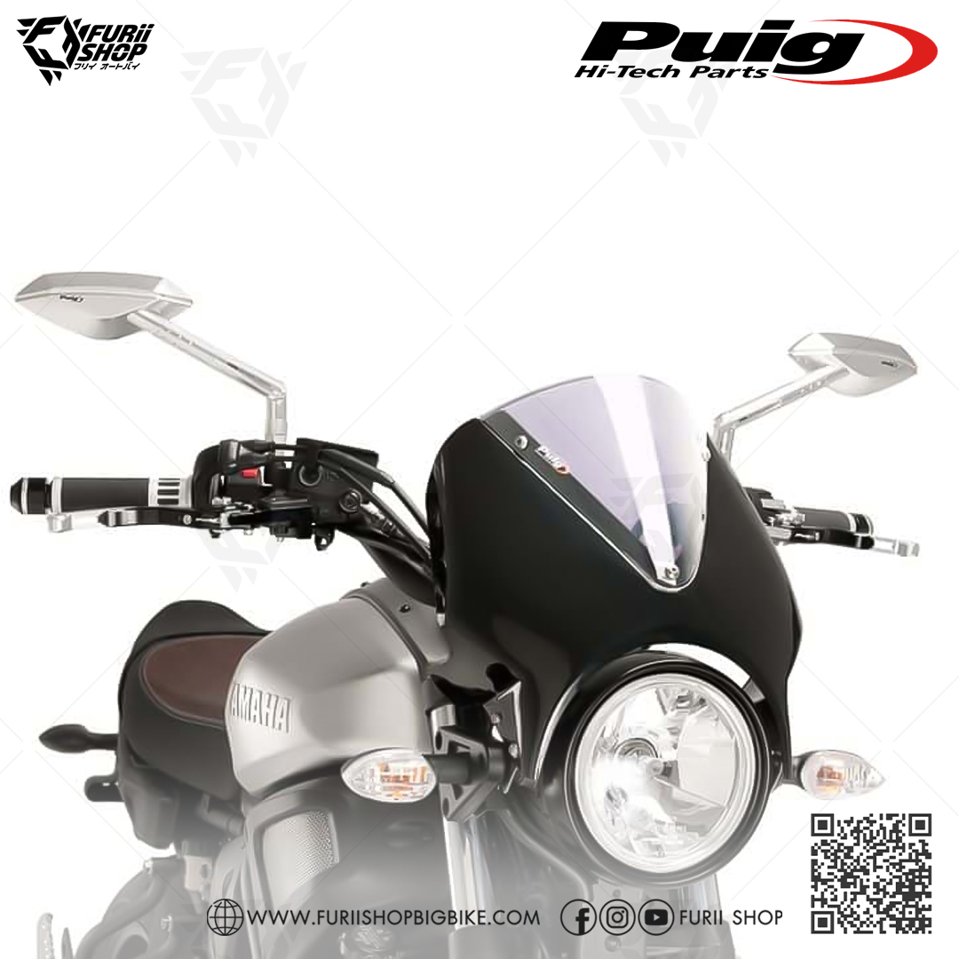 ชิลด์หน้า Puig Windshield Retrovision : for Yamaha XSR700 2017-2020