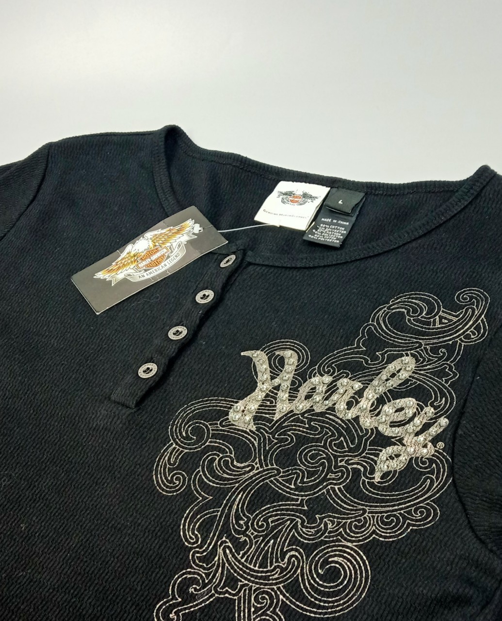 เสื้อยืดแขนยาว H-D ผู้หญิง M,L,XL