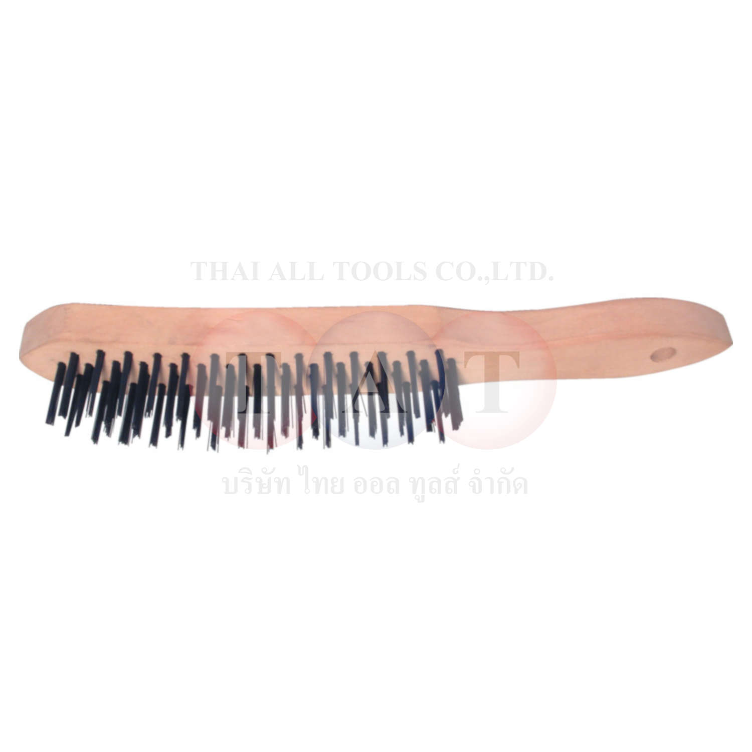 Kennedy.4-ROW WIRE SCRATCH BRUSH - PLAIN BACK