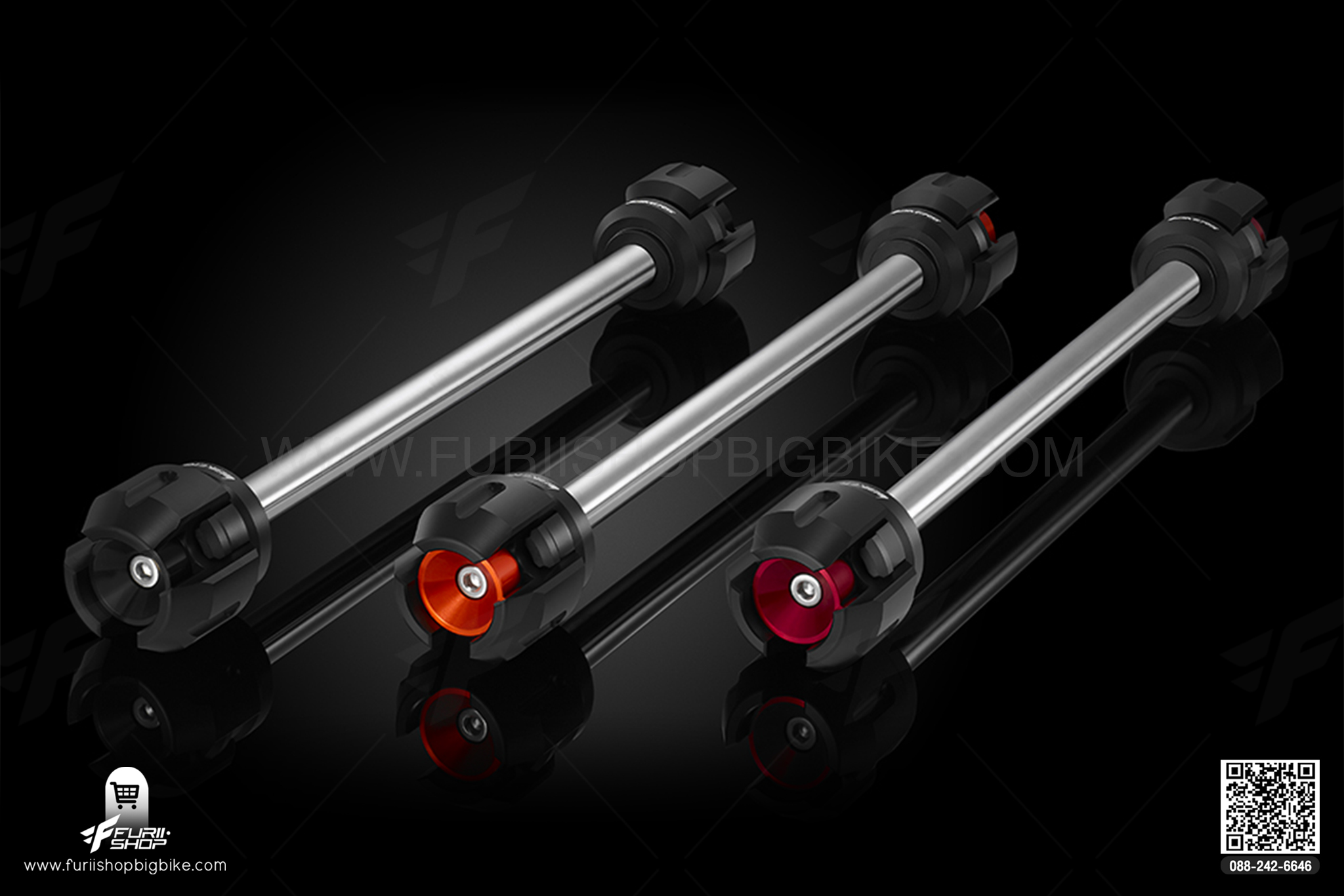 กันล้มหลัง Rear Wheel Axle Protection Bikers คาวาซากิ Kawasaki Z800