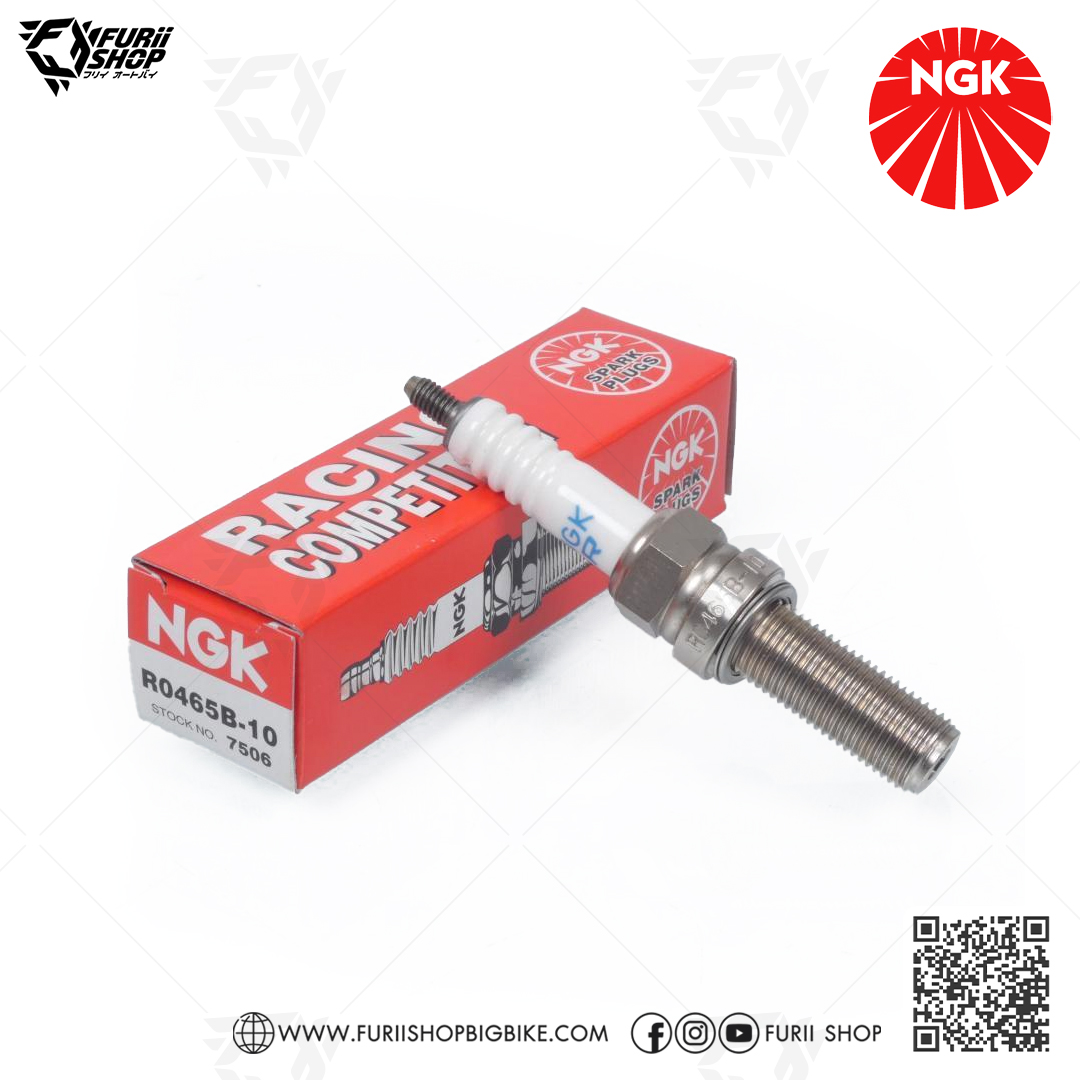 หัวเทียน NGK R0465B-10 รุ่น Racing Competition ไร้เขี้ยว : for XMAX300 Forza MT-07 ZX-10R Z400 Ninja400 YZF-R1 S1000RR CRF1000L (1 หัว)