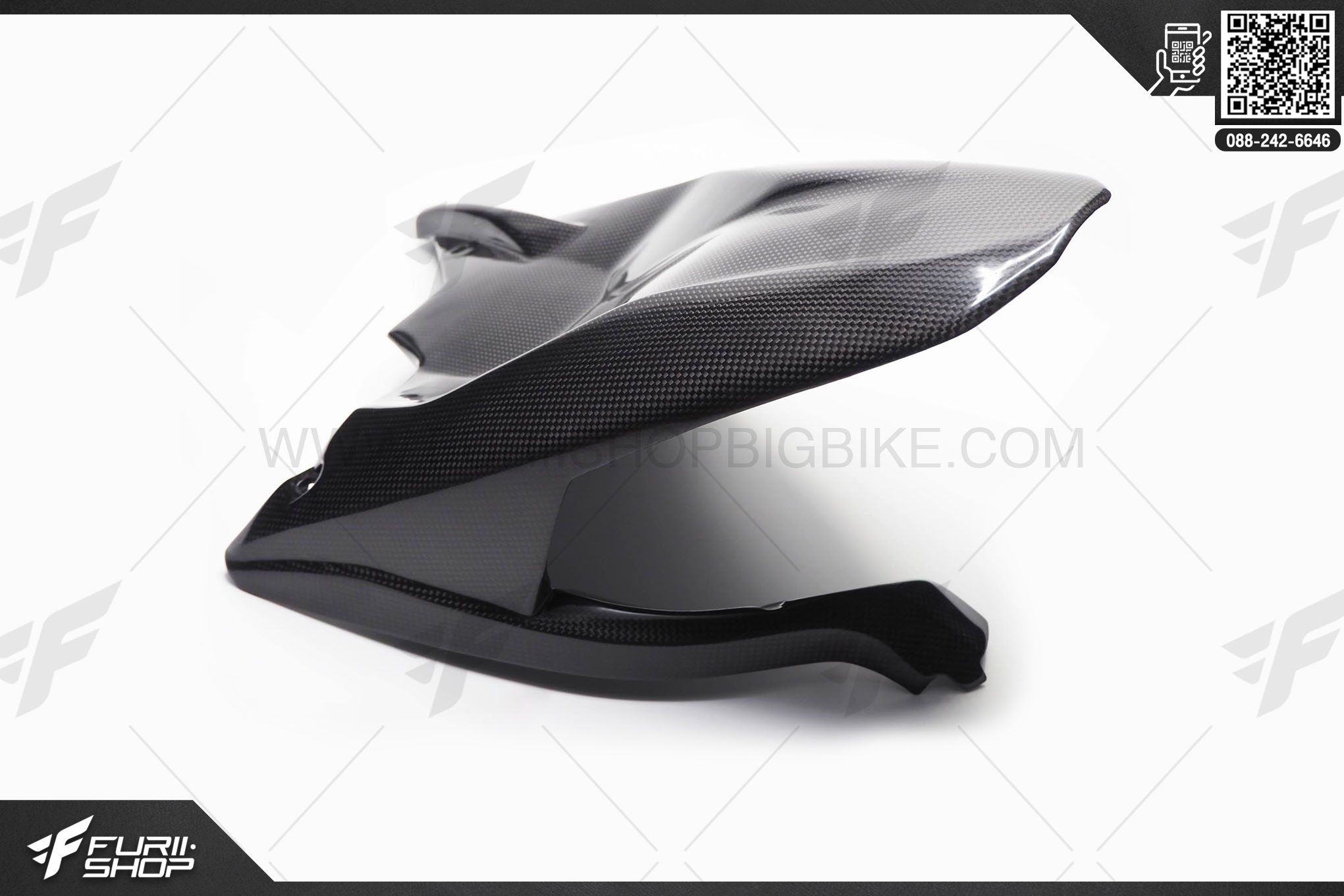 บังโคลนหลังคาร์บอน (ด้าน/เงา) สำหรับ Ducati Multistrada 1200S/1260/Pike Peak