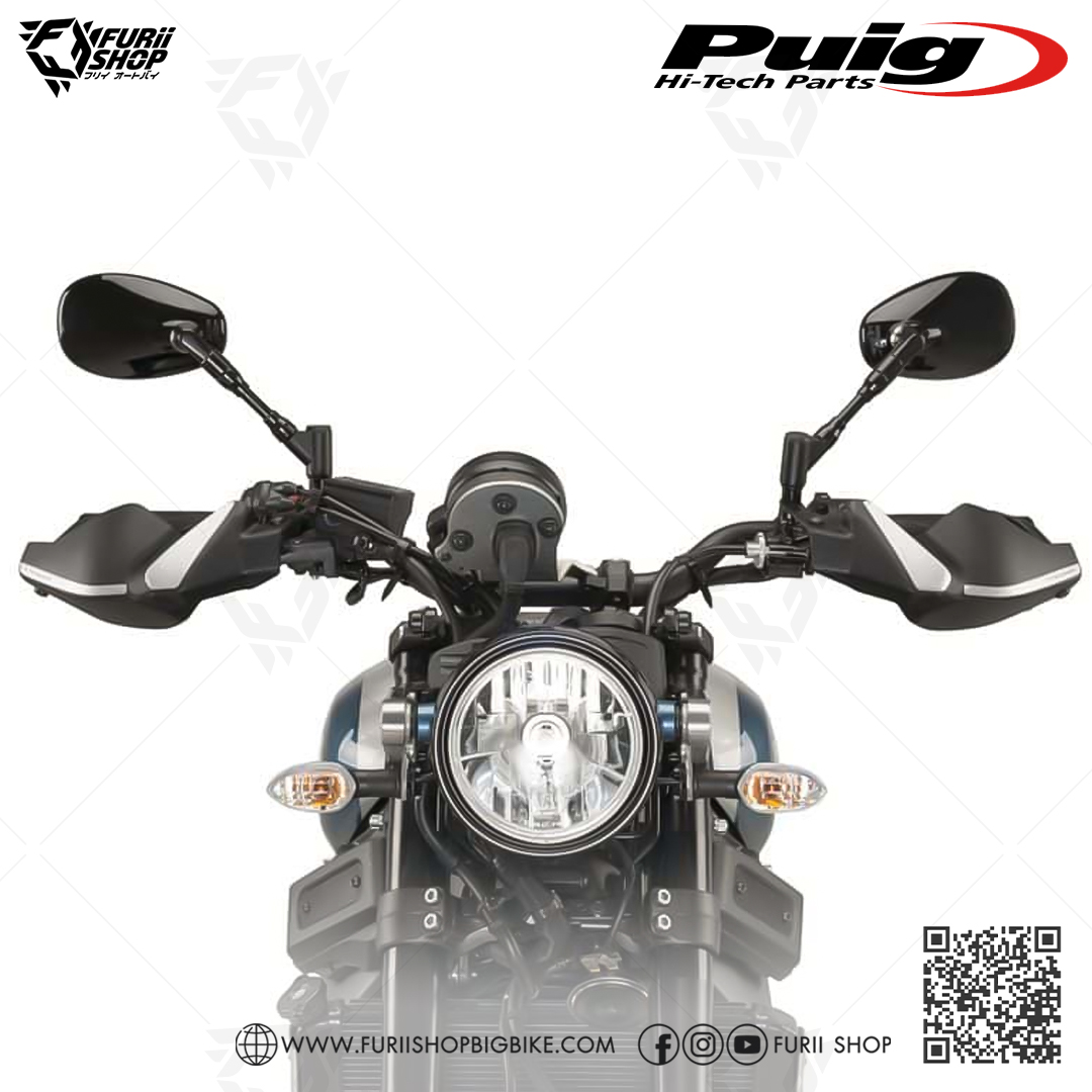 ชุดการ์ดแฮนด์ Puig Hand Guard Sport Black : for Yamaha XSR900 2017-2020