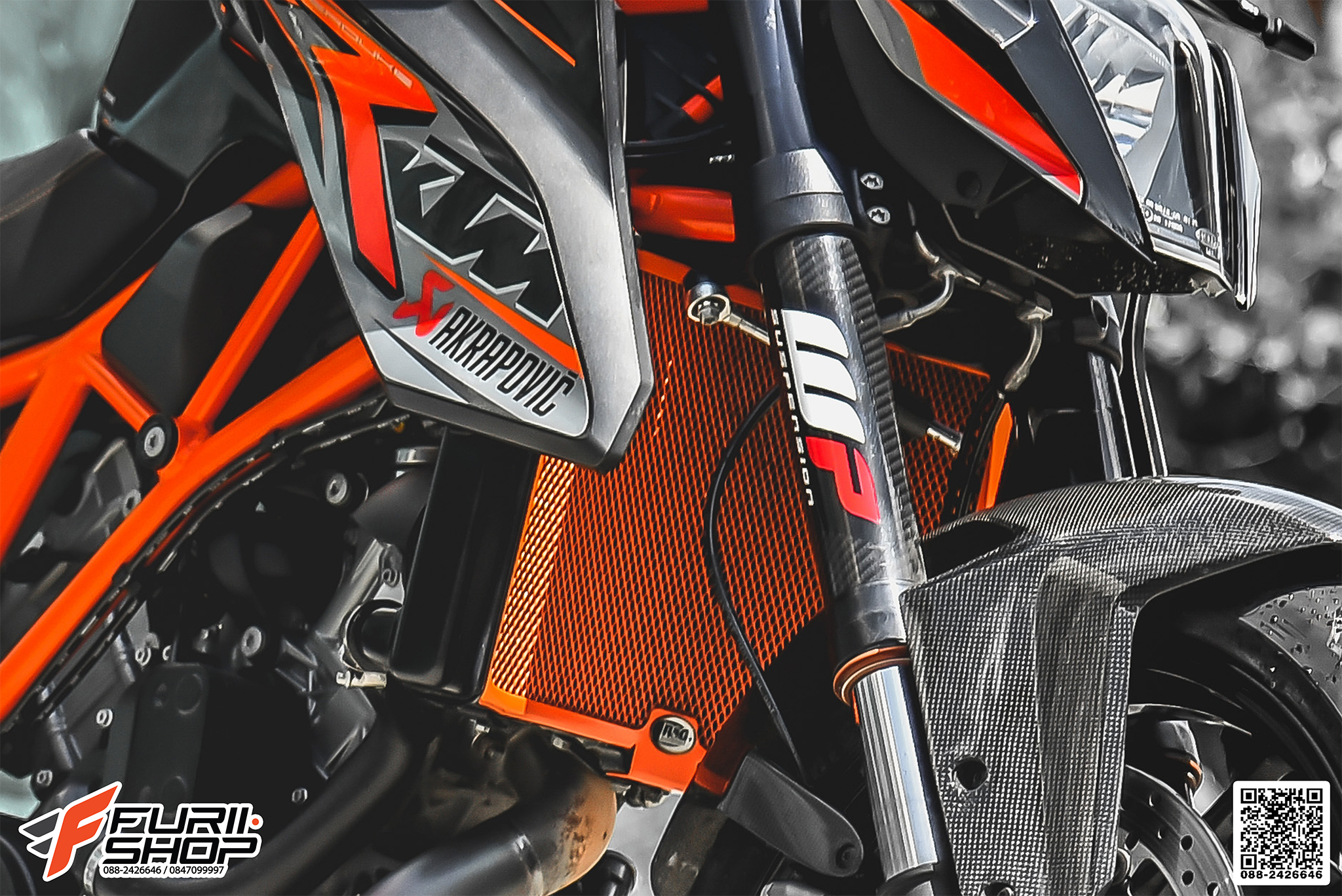 การ์ดหม้อน้ำ R&G FOR KTM SUPERDUCK 1290
