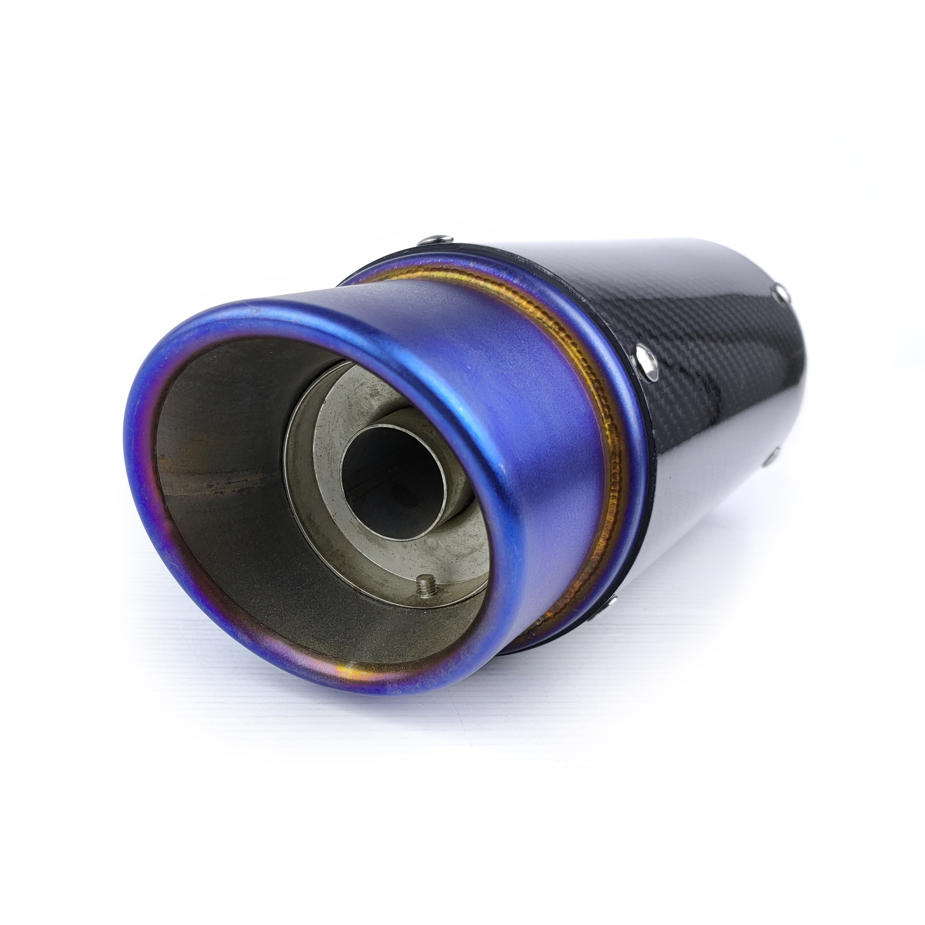 ปลายท่อสูตร ปลายท่อแต่ง Akrapovic สวมคอ 2 นิ้ว ยาว 15 นิ้ว เพียวคาร์บอน