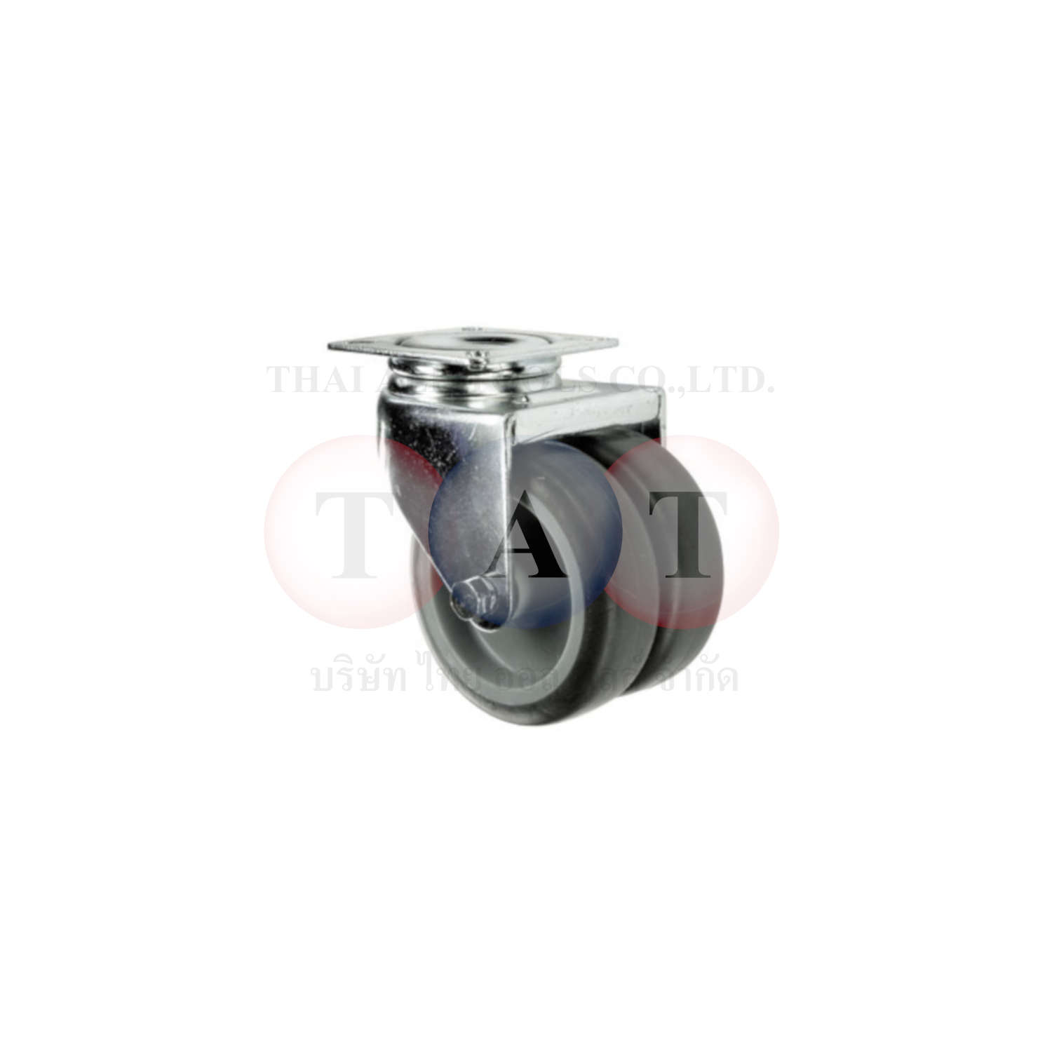Atlas Workholders.SWIVEL PLATE 50mm TWIN RUBBER TYRE