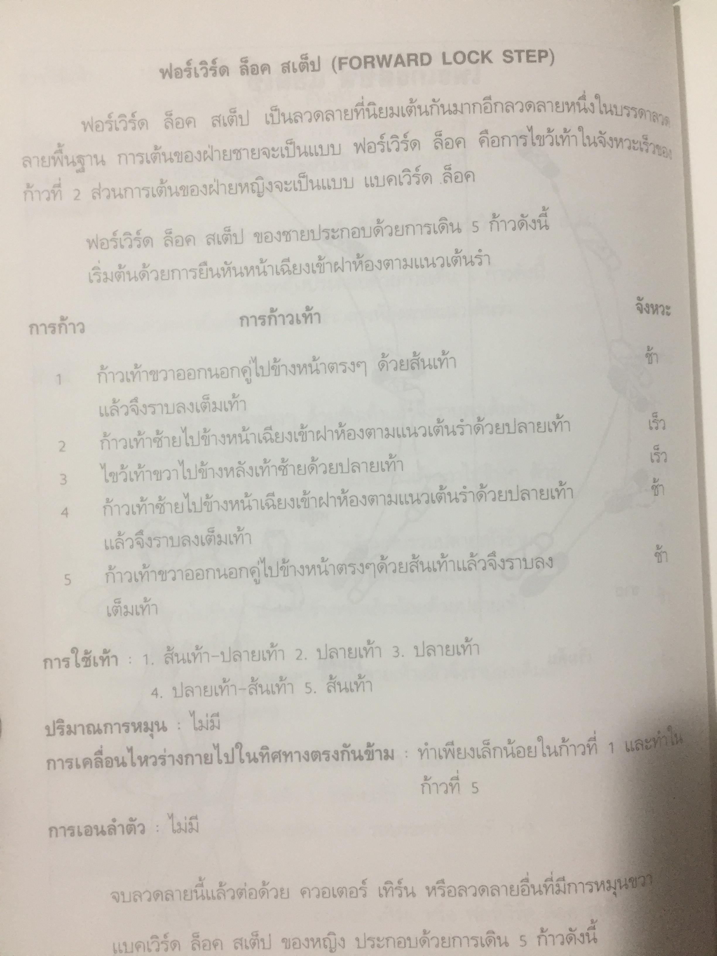 ลีลาศ. BALLROOM DANCING ผู้เขียน ธงชัย เจริญทรัพย์มณี 0 กก.