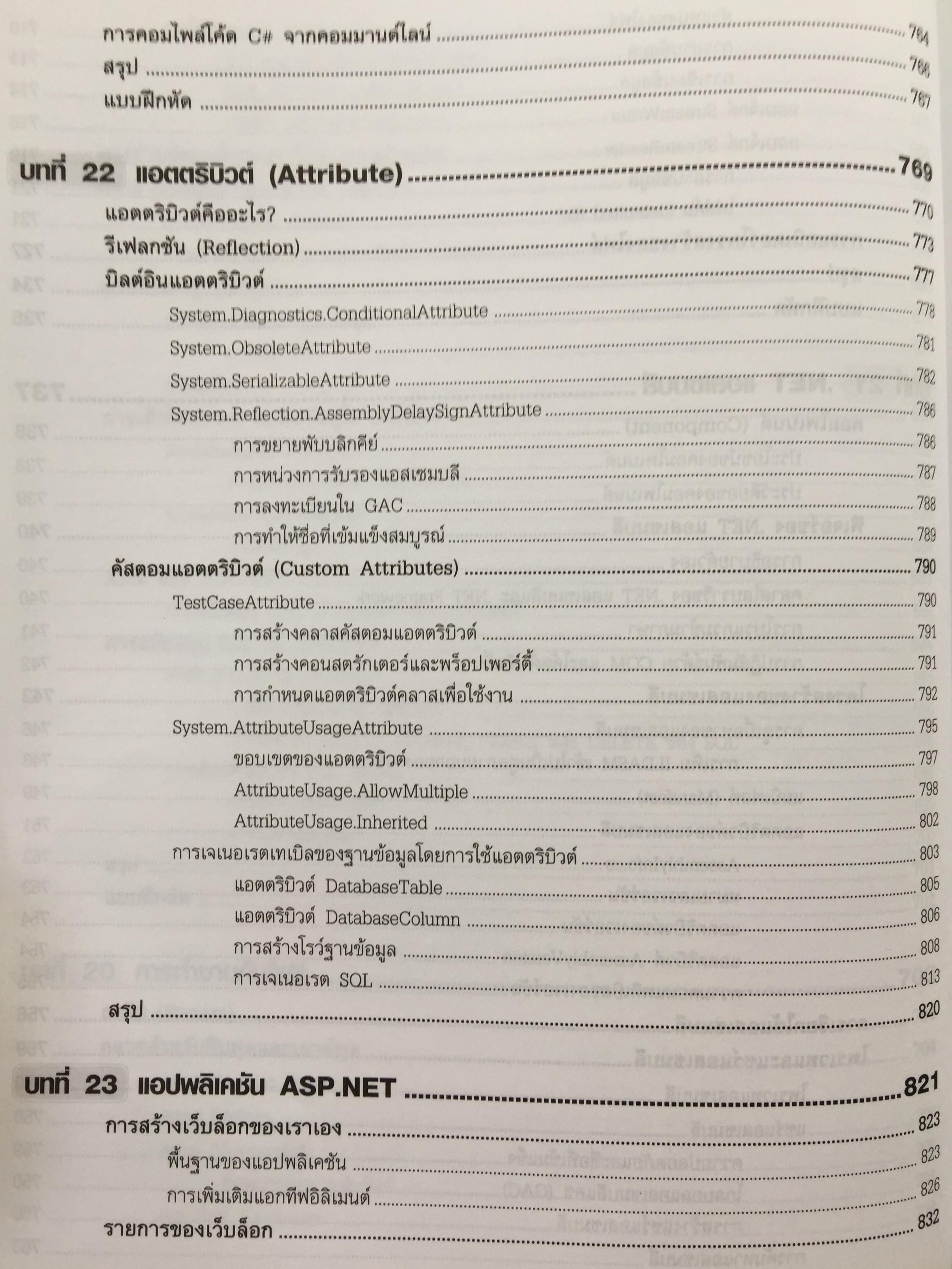 คัมภีร์การใช้ Visual C# ฉบับสมบูรณ์ โดย Karli Watson และคณะ. เรียบเรียงโดย สัวัฒนา สุขสมจินตน์ 0 กก.