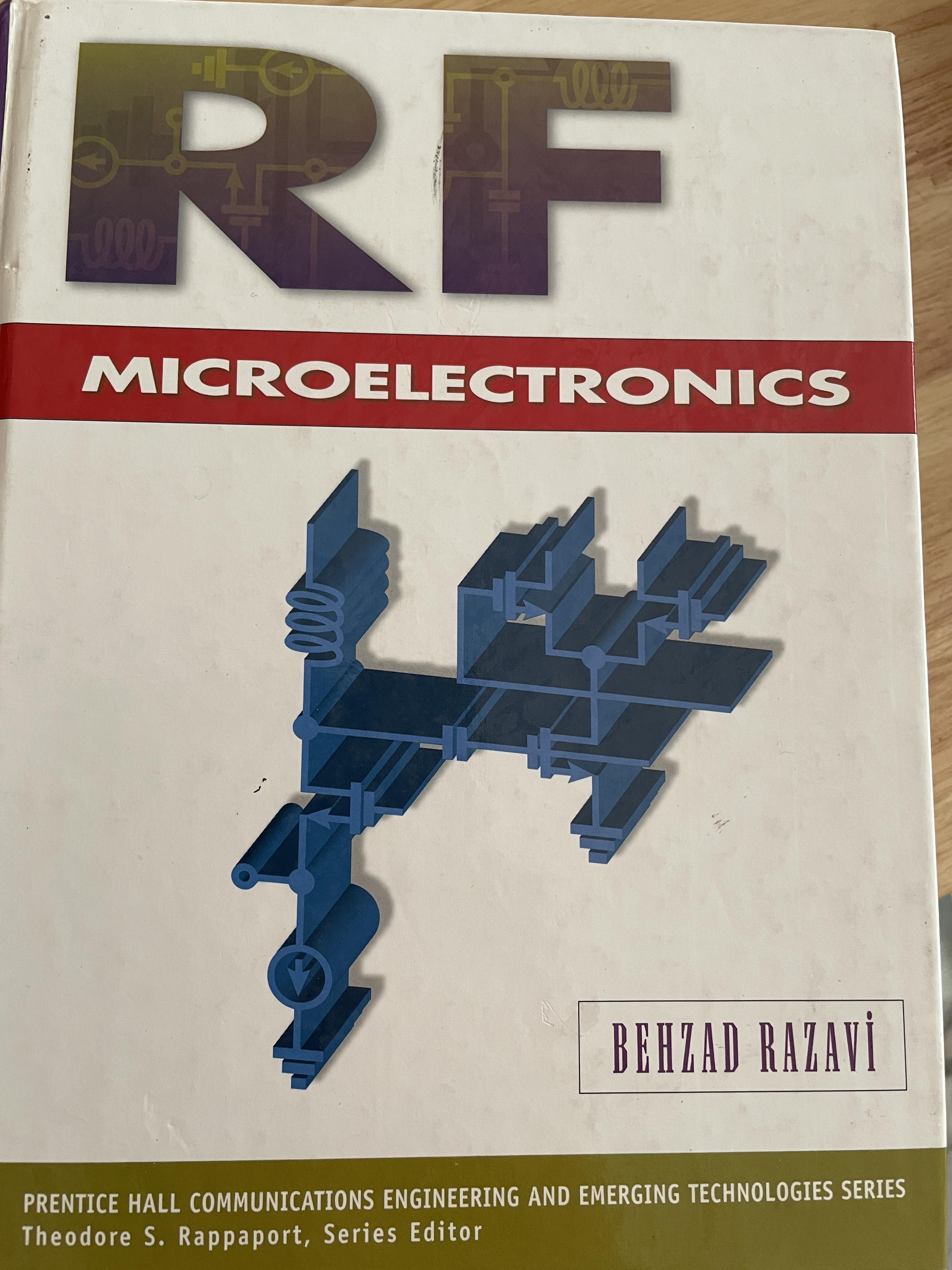 RF MICROELECTRONICS ผู้เขียน BEHZAD RAZAVI 0 กก.