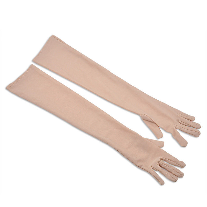 ถุงมือออกงาน แบบยาว 21 นิ้ว ถุงมือเจ้าสาว แนวโอเปร่า (opera glove)