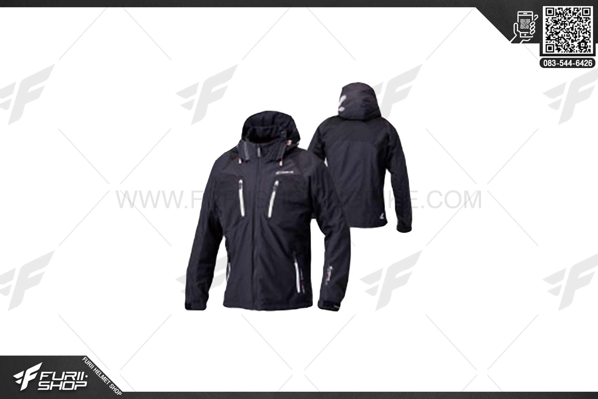 เสื้อแจ็คเก็ต TAICHI RSJ307 AIR PARKA BLACK